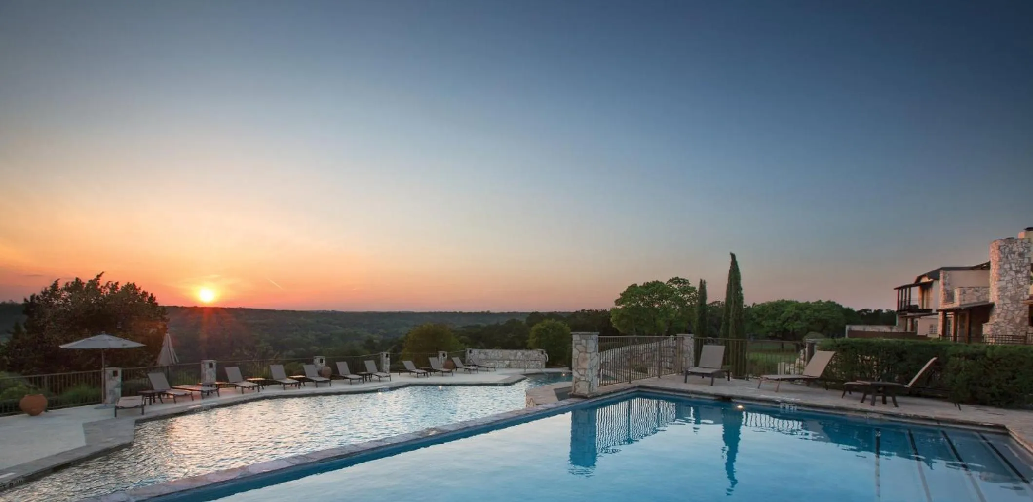 Swimming pool in WorldMark Hunt – Stablewood Springs Resort