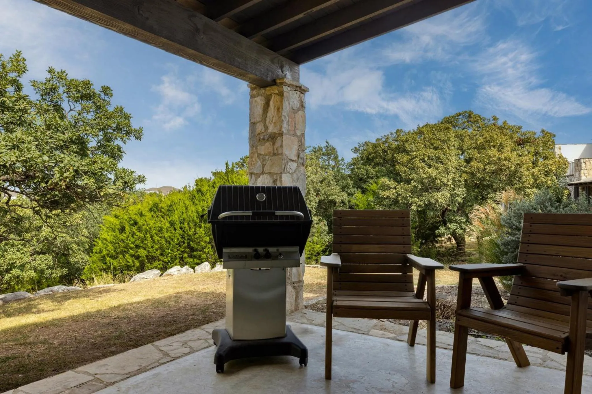 Balcony/Terrace in WorldMark Hunt – Stablewood Springs Resort