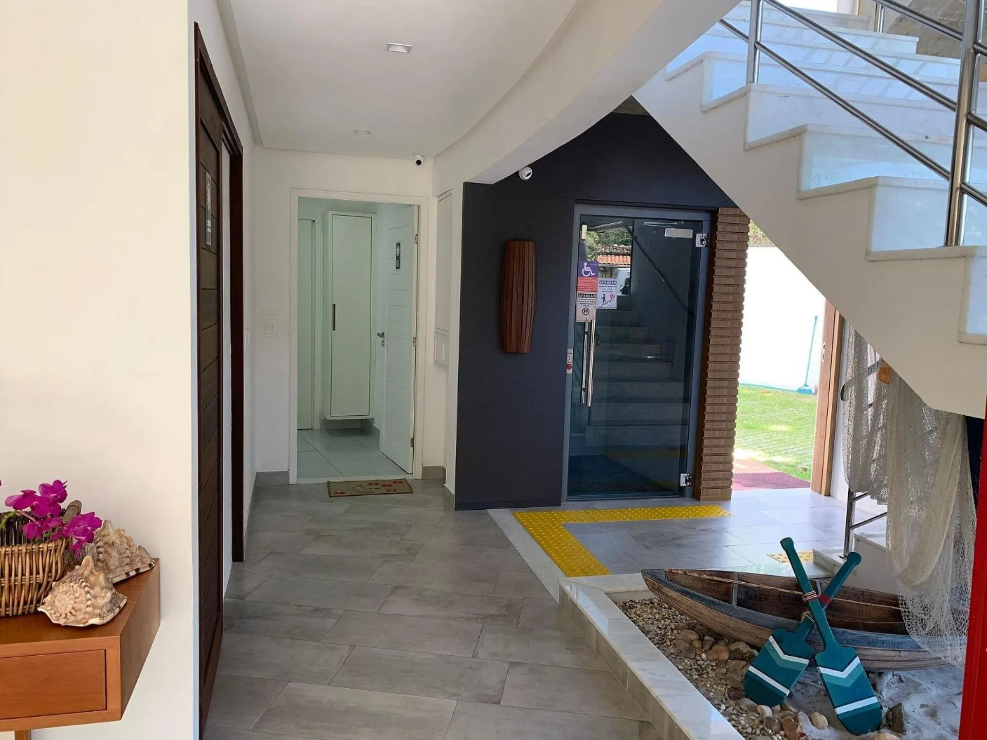 Decorative detail in Apartamento moderno e totalmente acessível