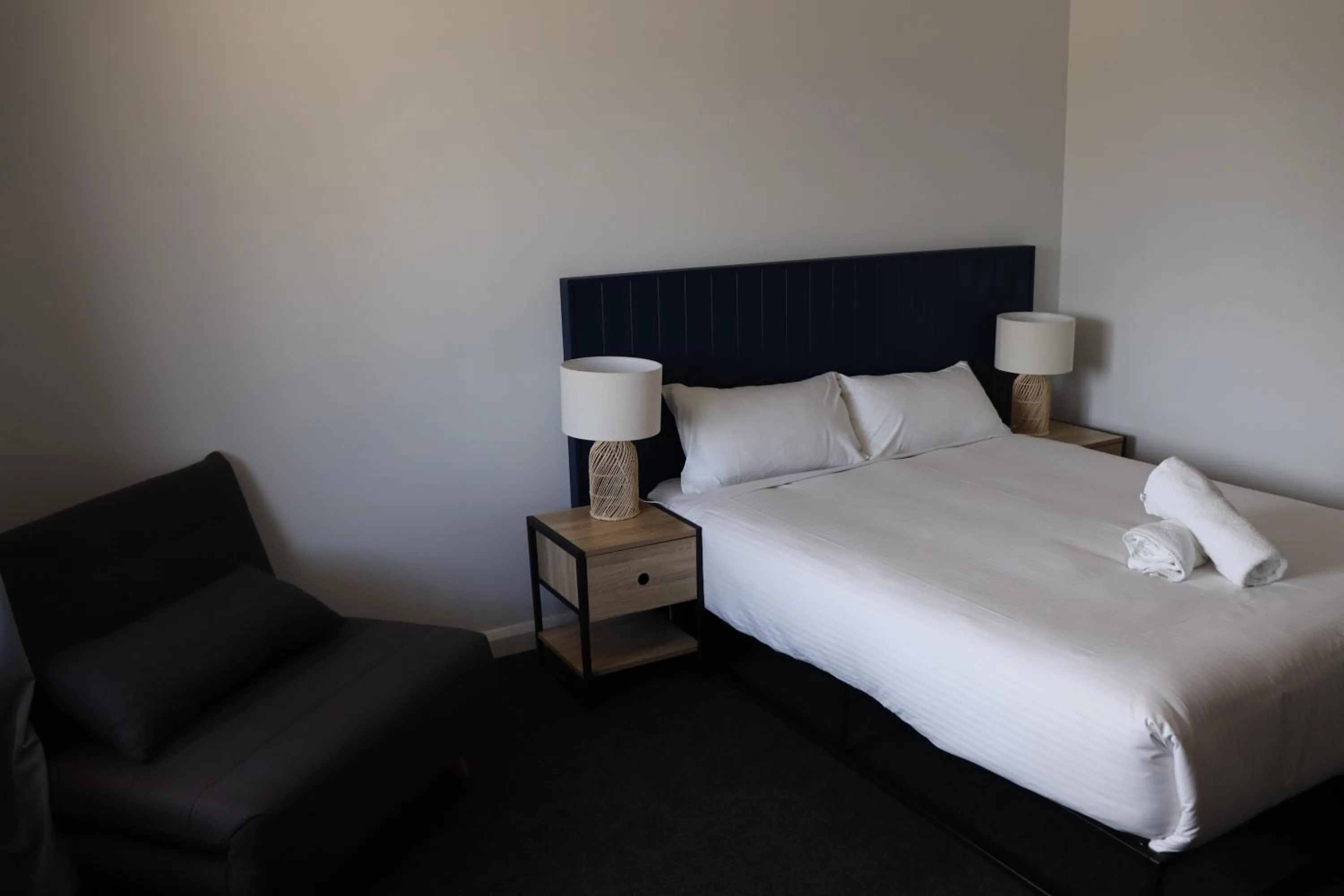 Bed in The Anglers Inn