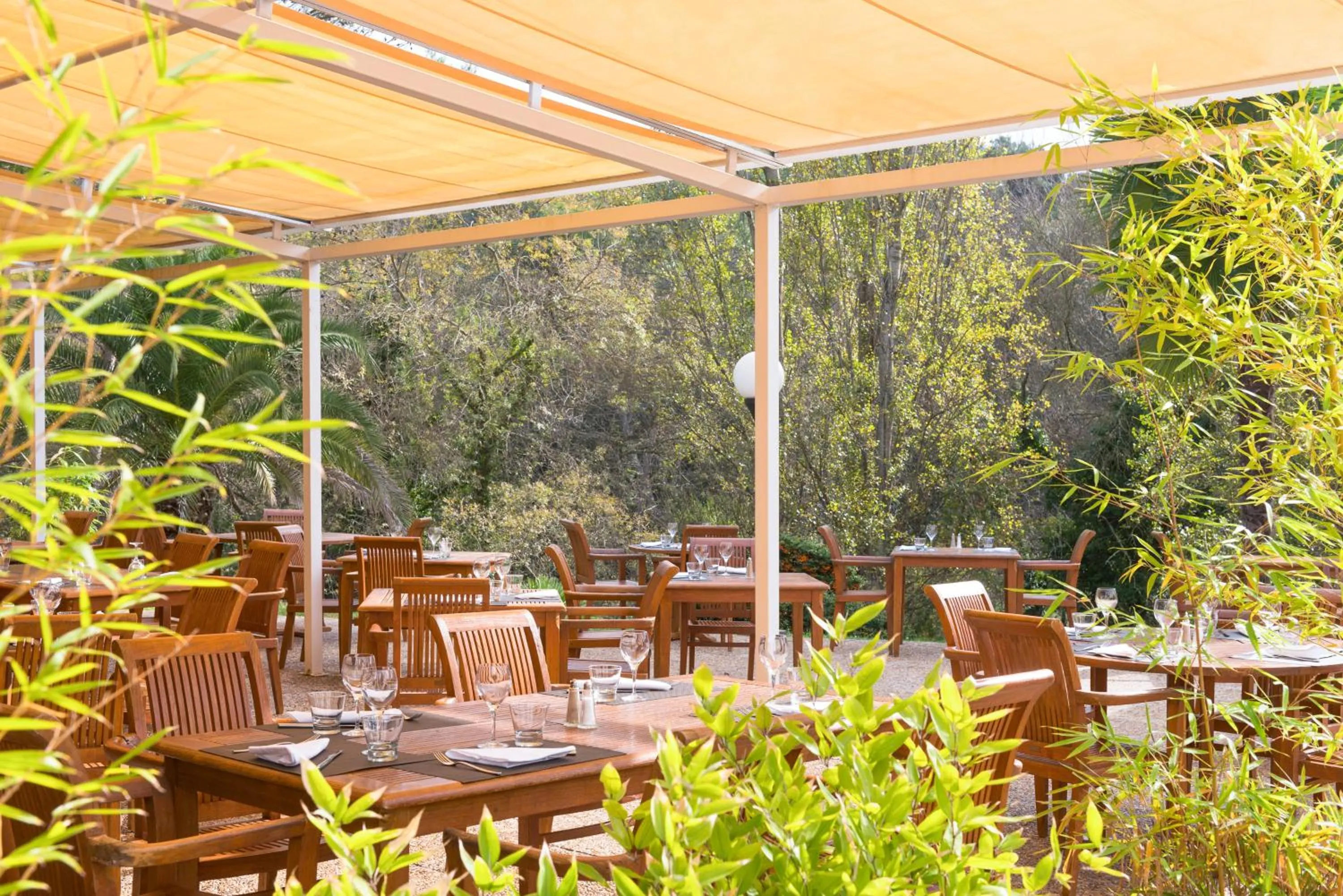 Patio in Novotel Antibes Sophia Antipolis