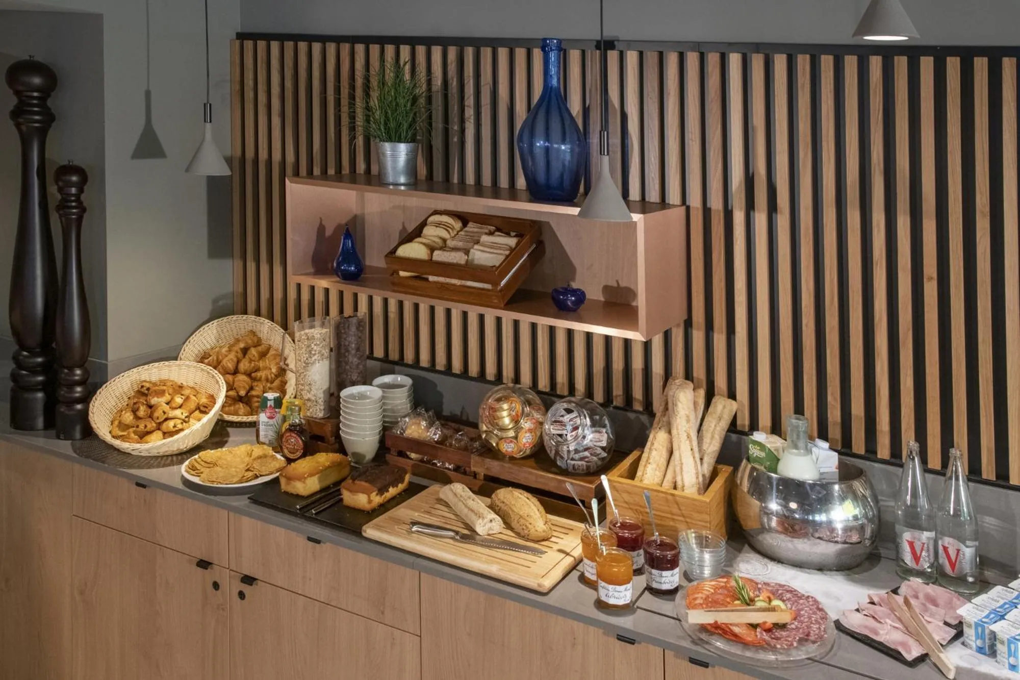 Buffet breakfast in Novotel Antibes Sophia Antipolis