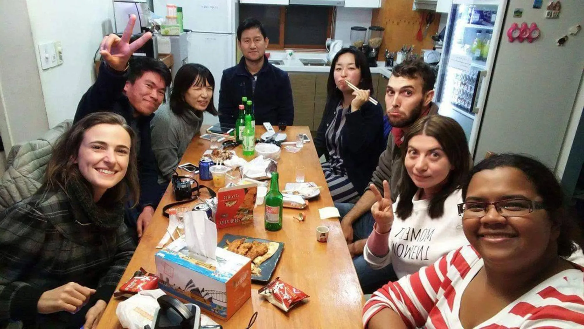 People in Insadong Hostel