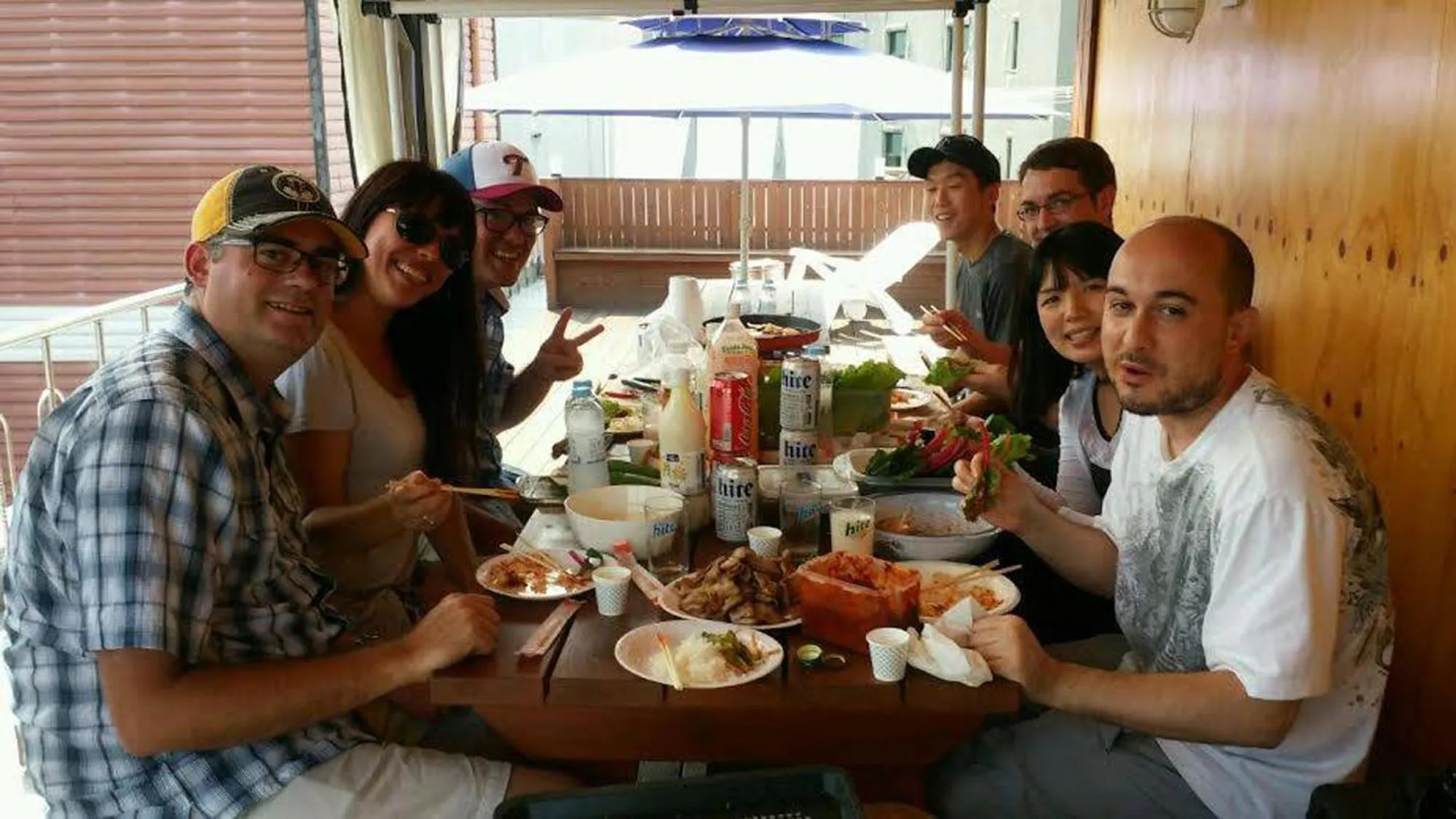 People in Insadong Hostel