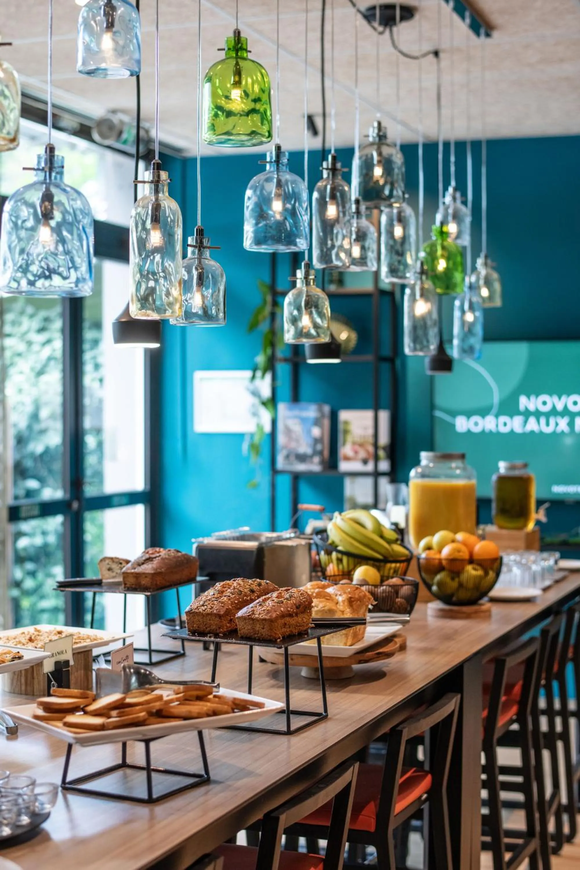Buffet breakfast in Novotel Bordeaux Mérignac
