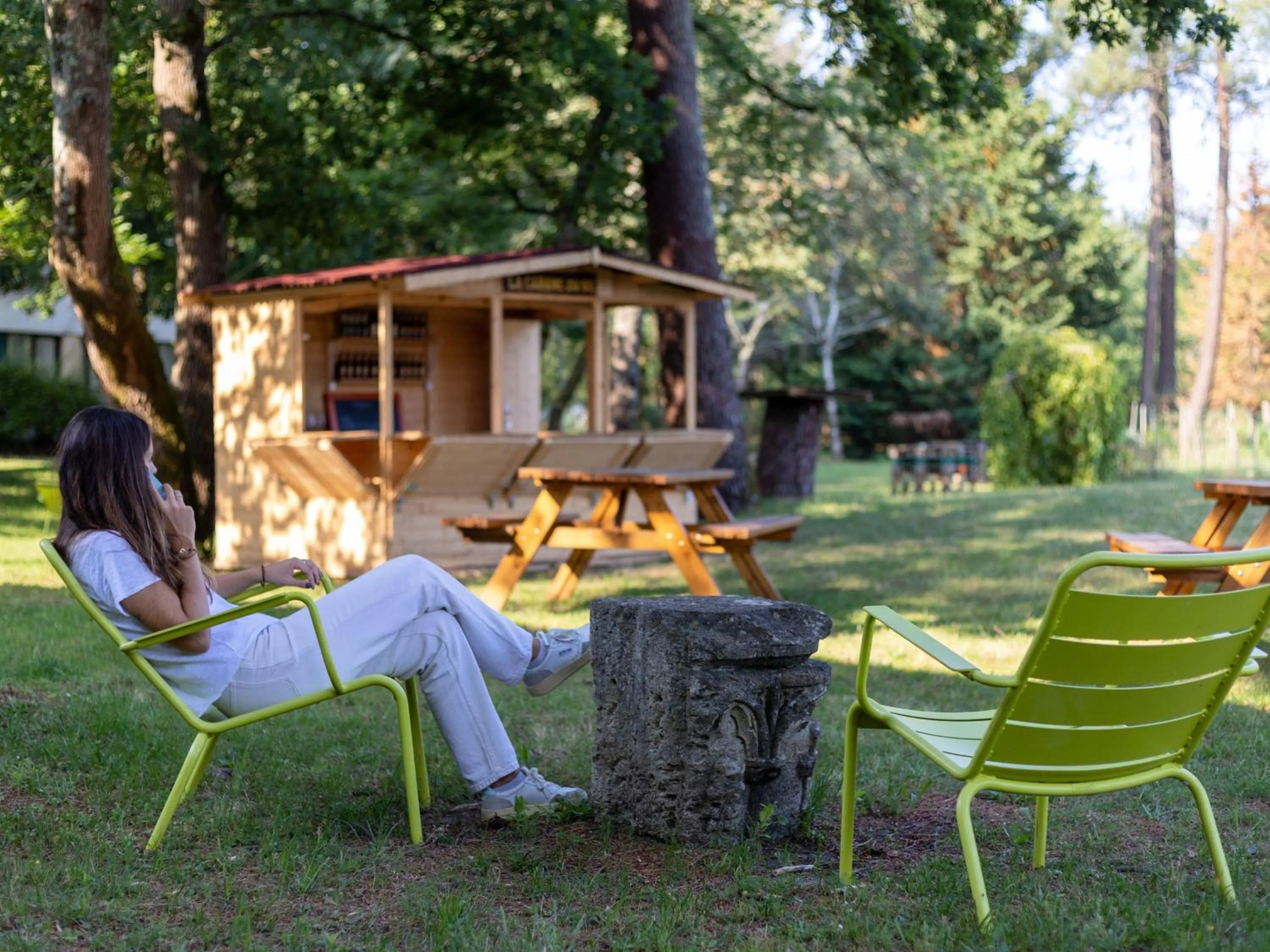 Garden in Novotel Bordeaux Mérignac
