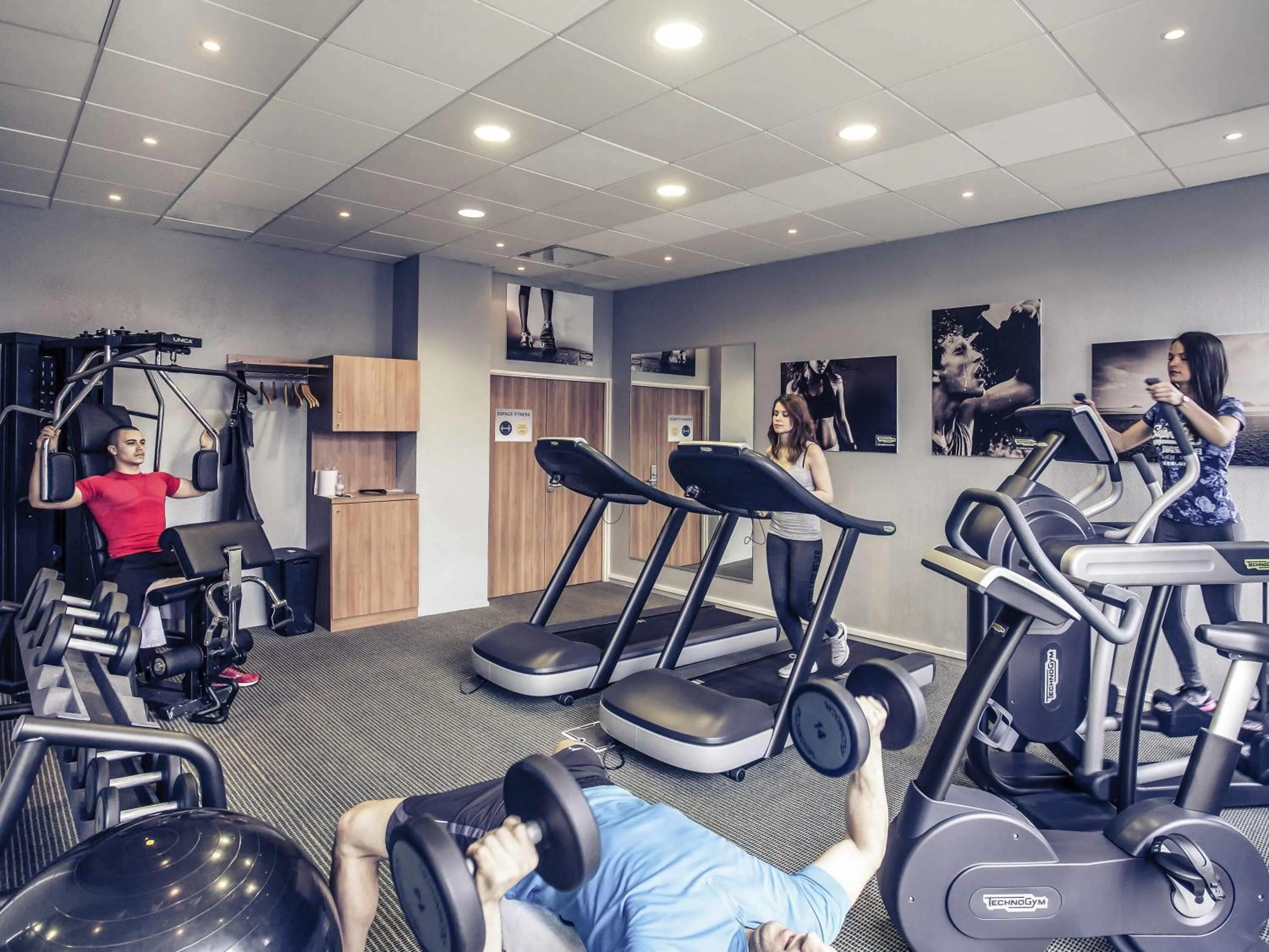 Fitness centre/facilities in Novotel Bourges