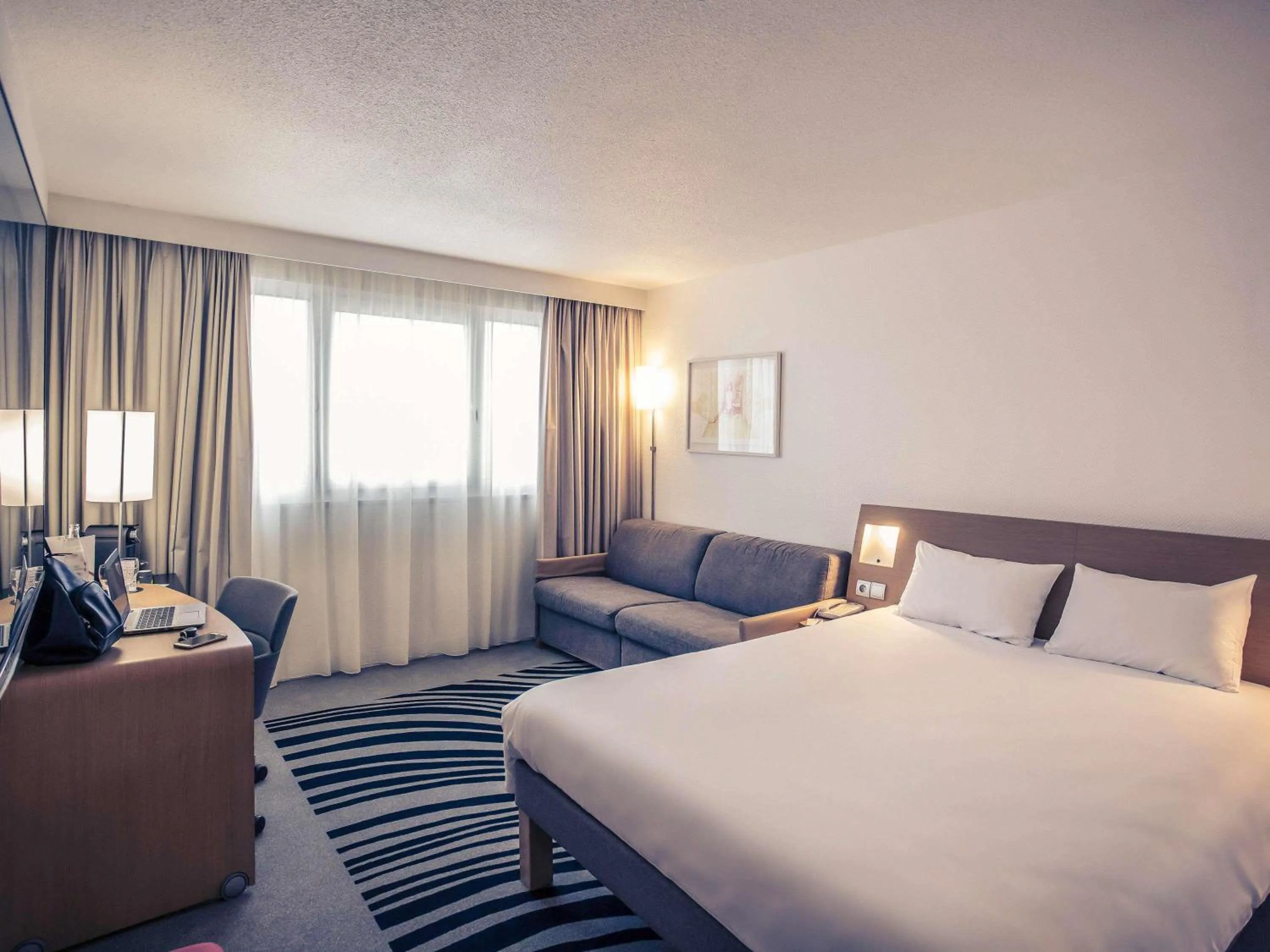 Standard Room with 1 Queen bed and Sofa bed in Novotel Bourges