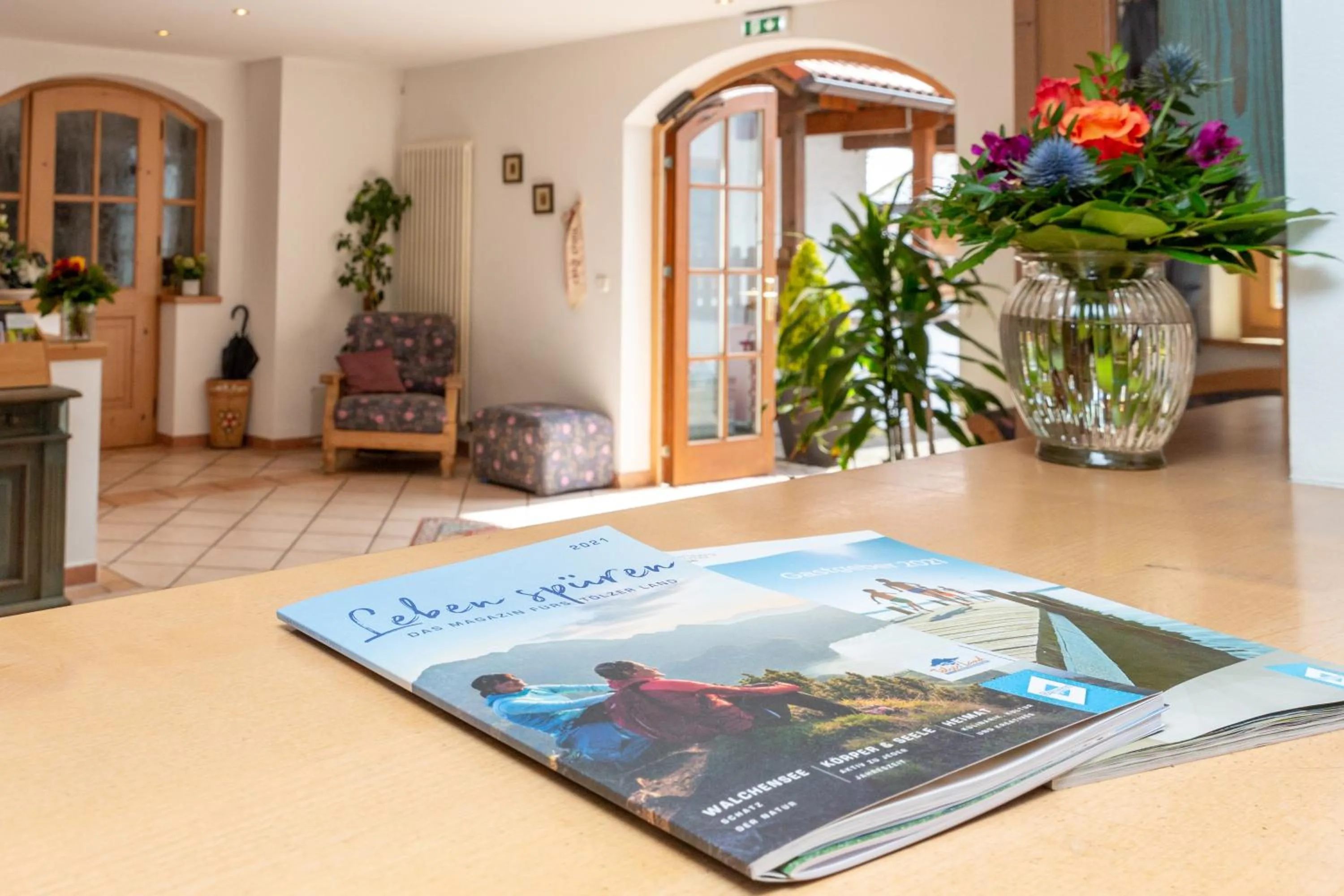 Lobby or reception in Hotel Landgasthof Schöntag