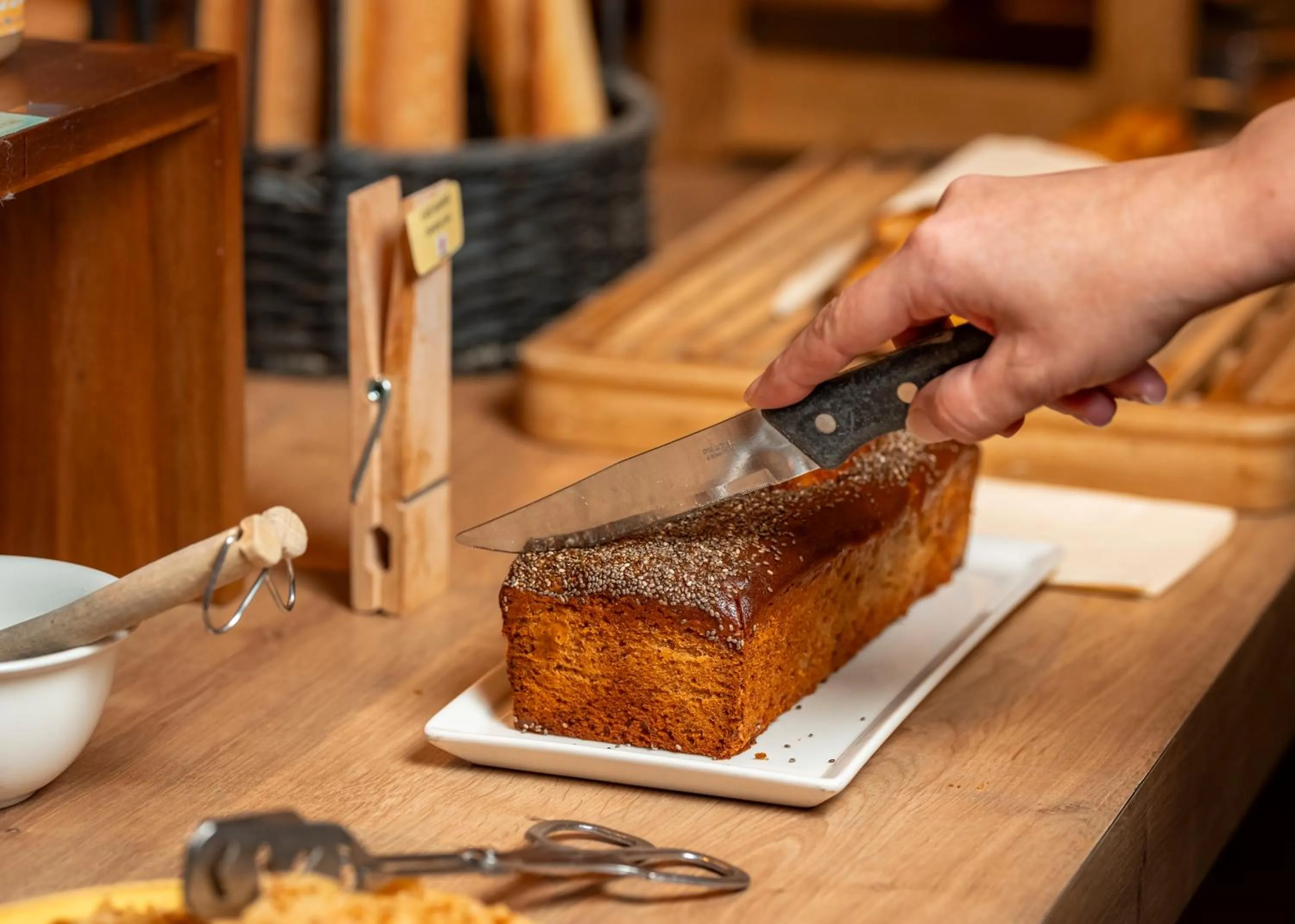 Buffet breakfast in Novotel Caen Côte de Nacre