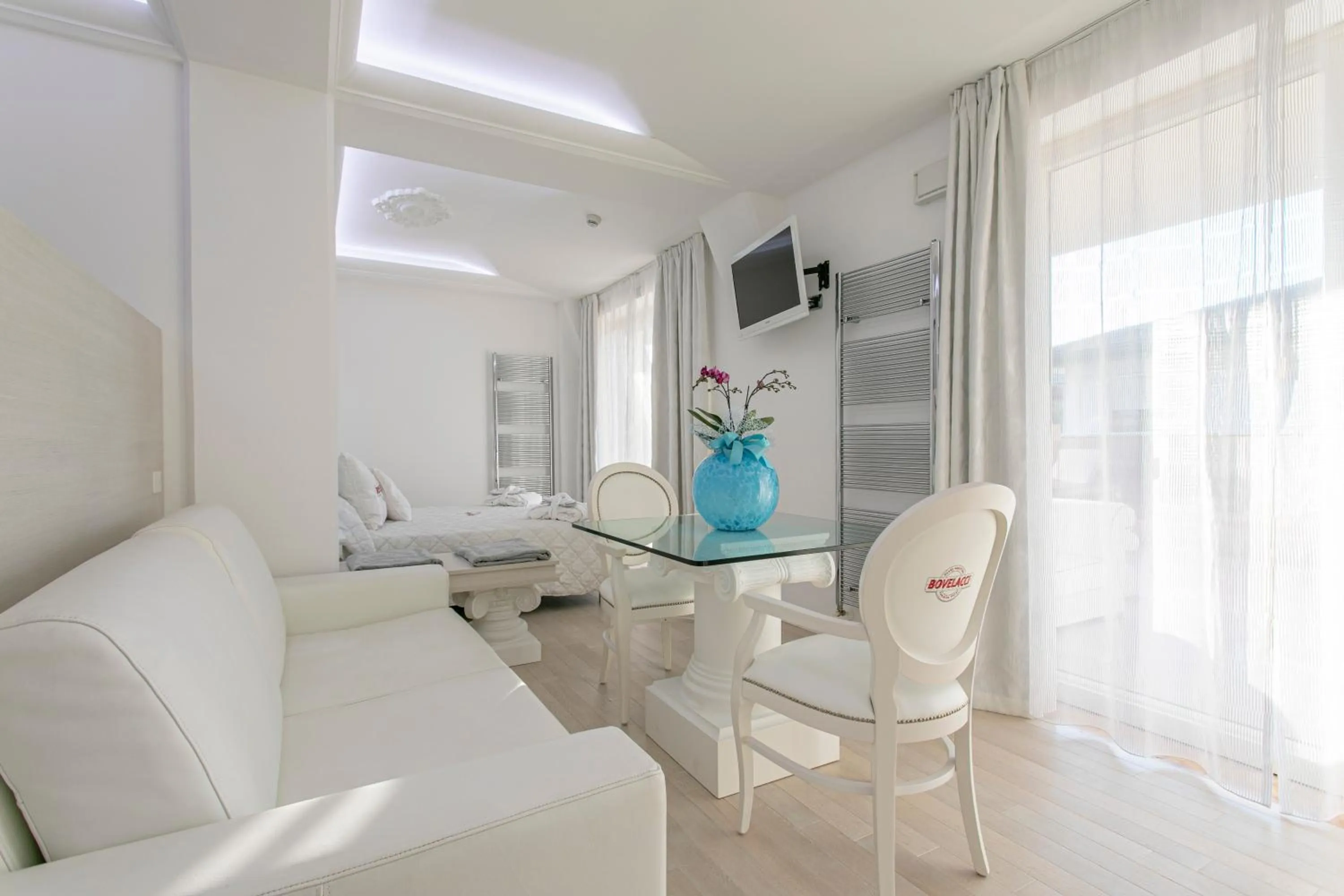 Seating area in Boutique Hotel Paradiso Bovelacci