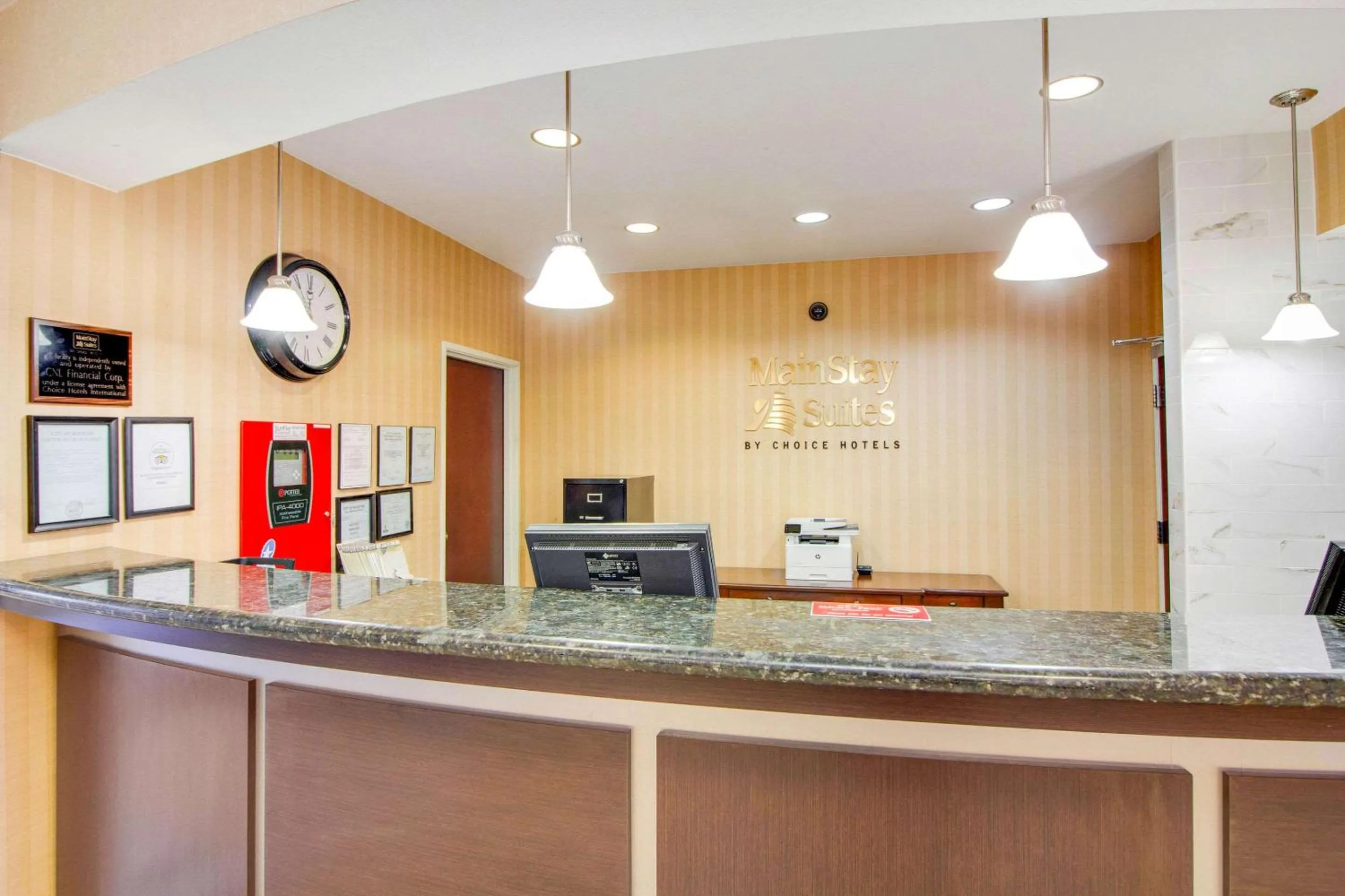 Lobby or reception in MainStay Suites Texas Medical Center-Reliant Park