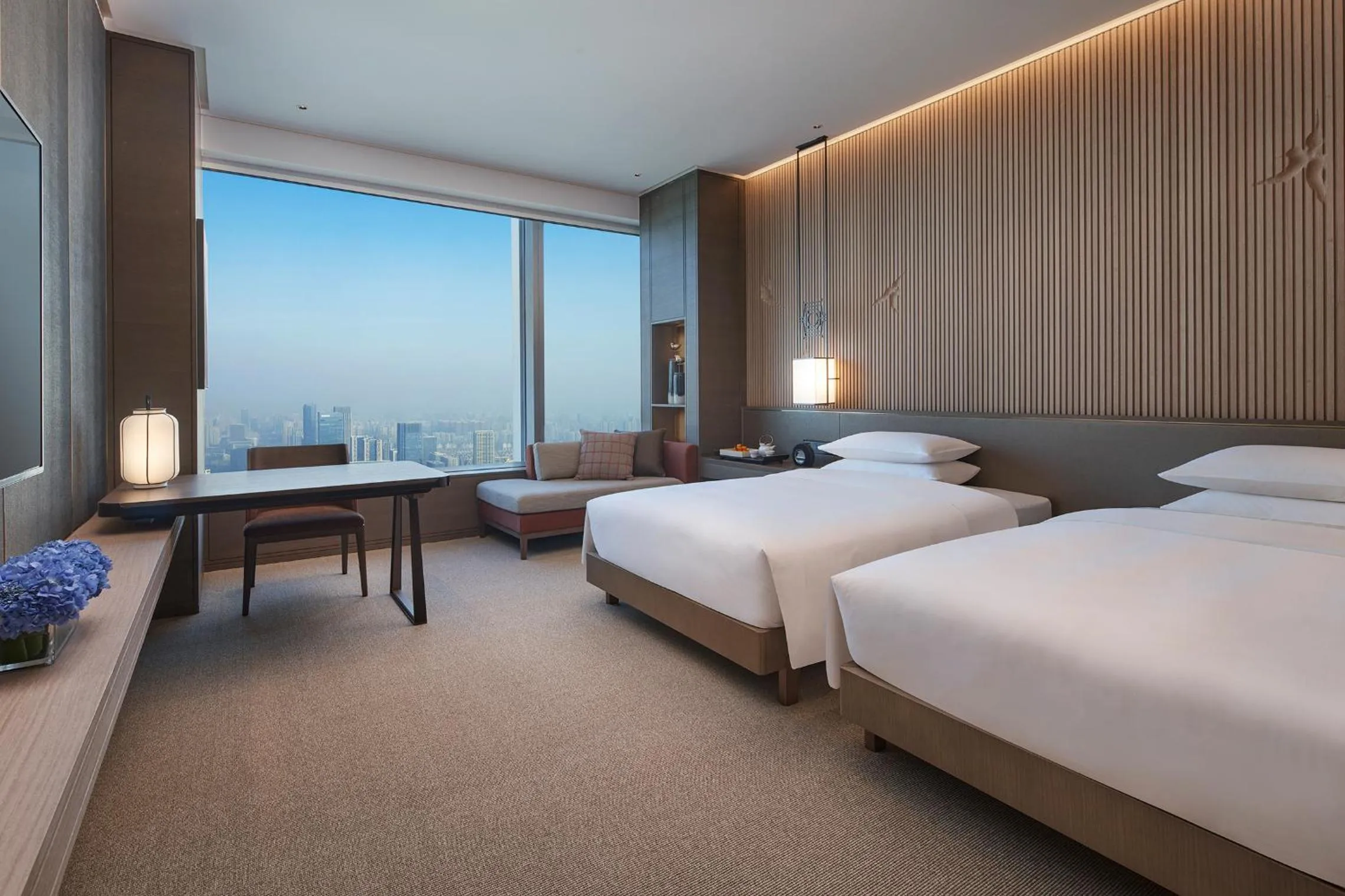 Photo of the whole room, Bed in Grand Hyatt Hefei