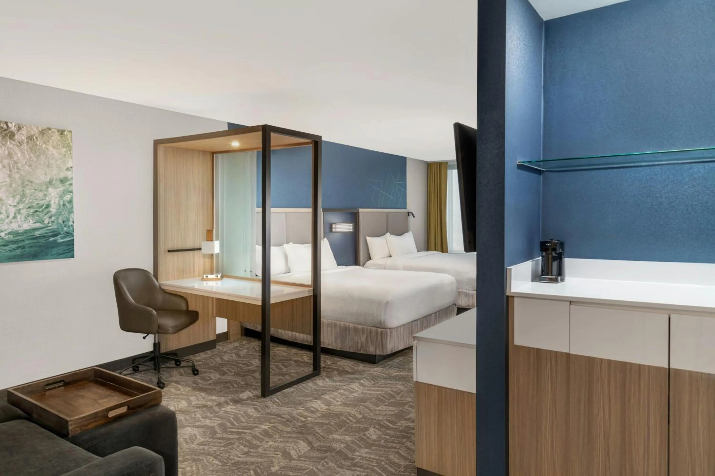 Bedroom, Bed in SpringHill Suites by Marriott Holland