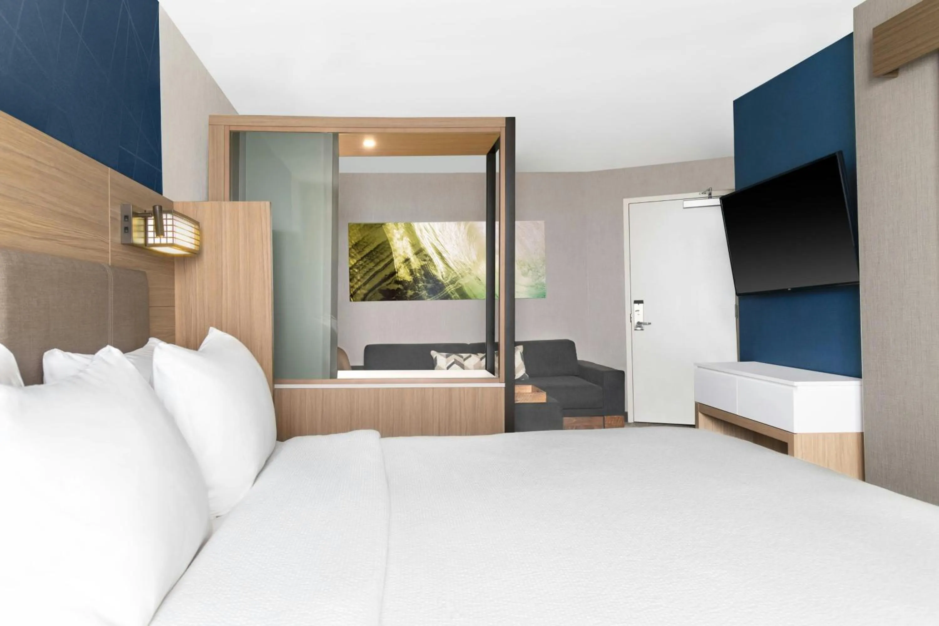 Bedroom, Bed in SpringHill Suites by Marriott Holland