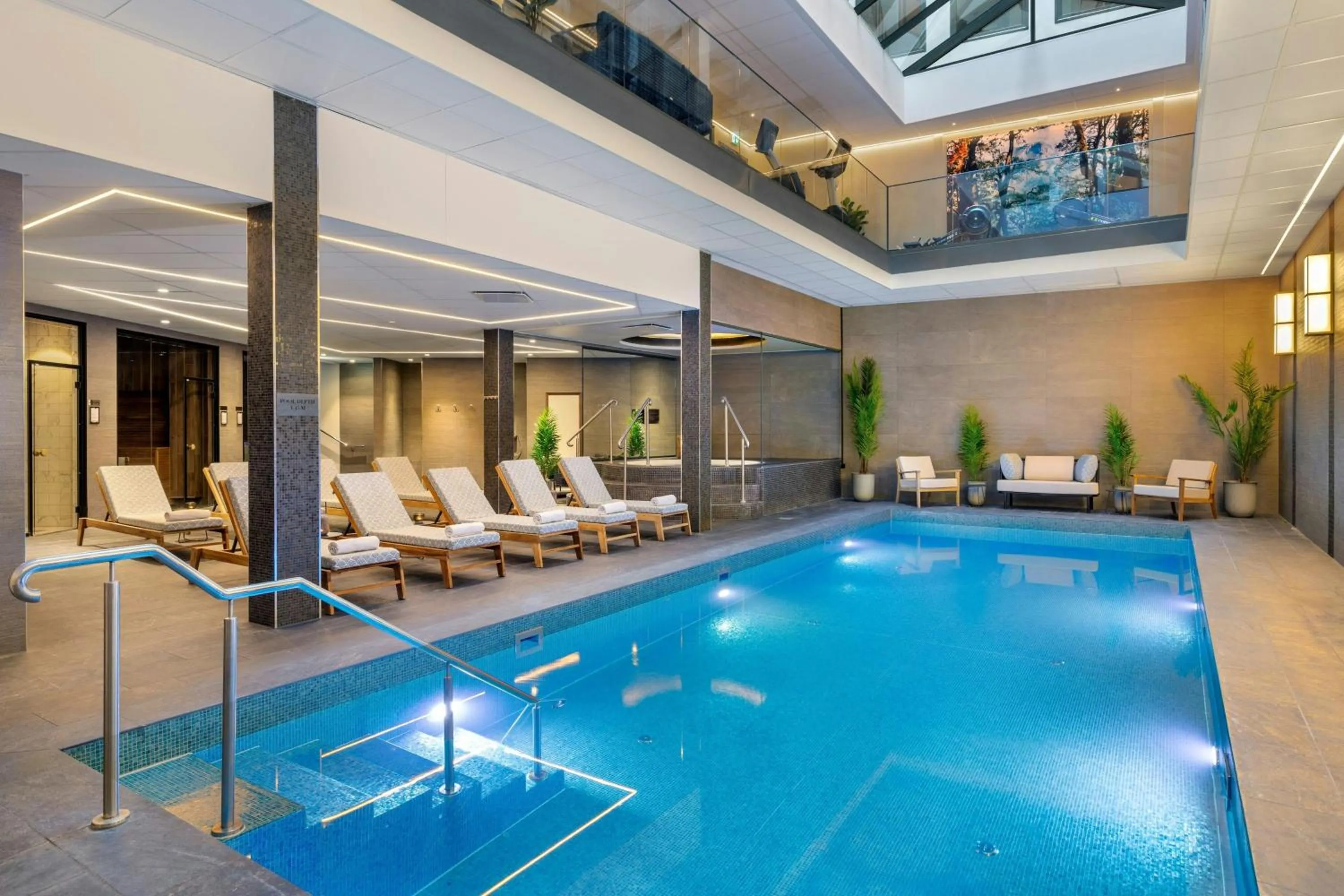 Swimming pool in AC Hotel by Marriott Stockholm Ulriksdal