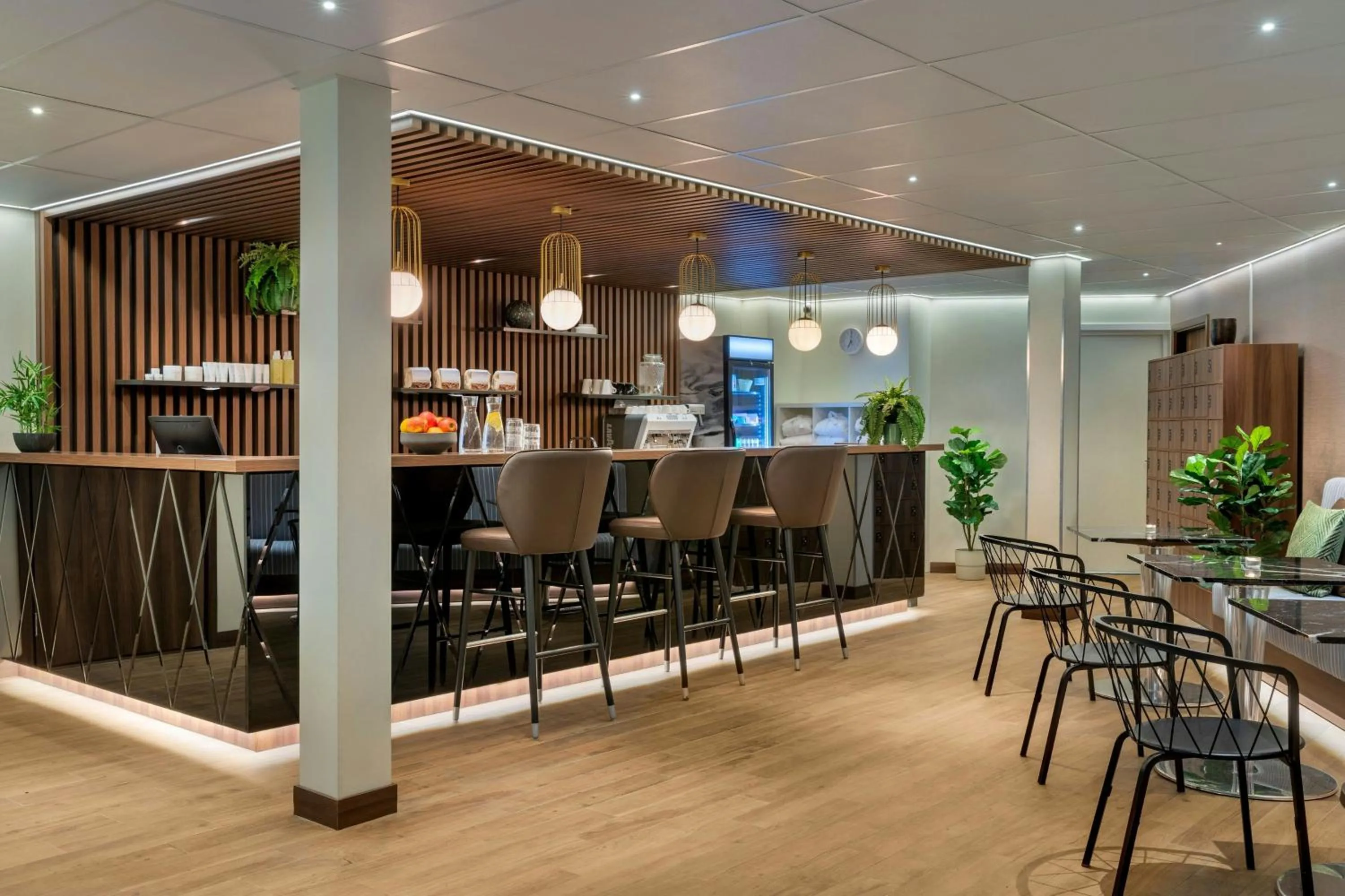 Lounge or bar in AC Hotel by Marriott Stockholm Ulriksdal