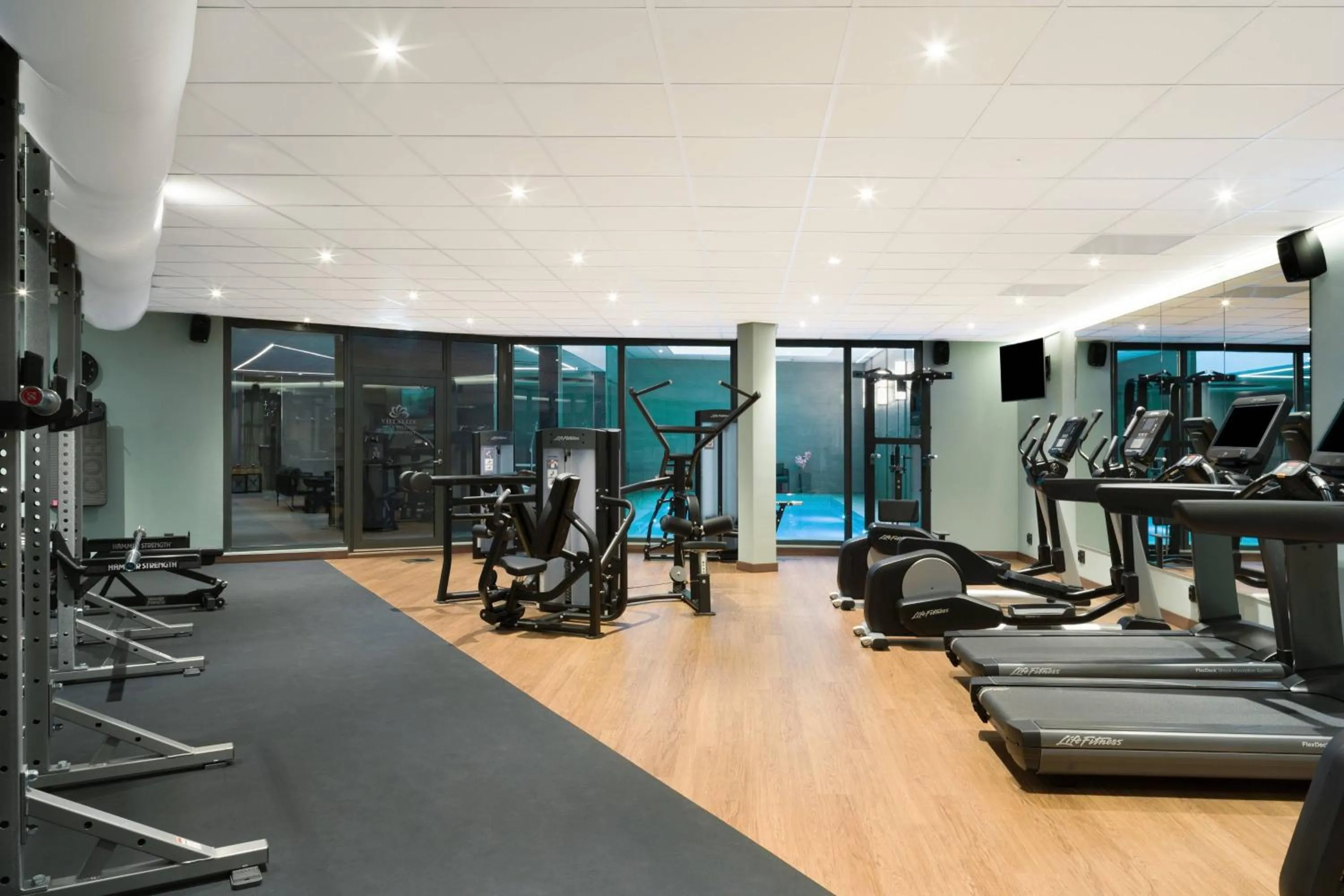Fitness centre/facilities in AC Hotel by Marriott Stockholm Ulriksdal