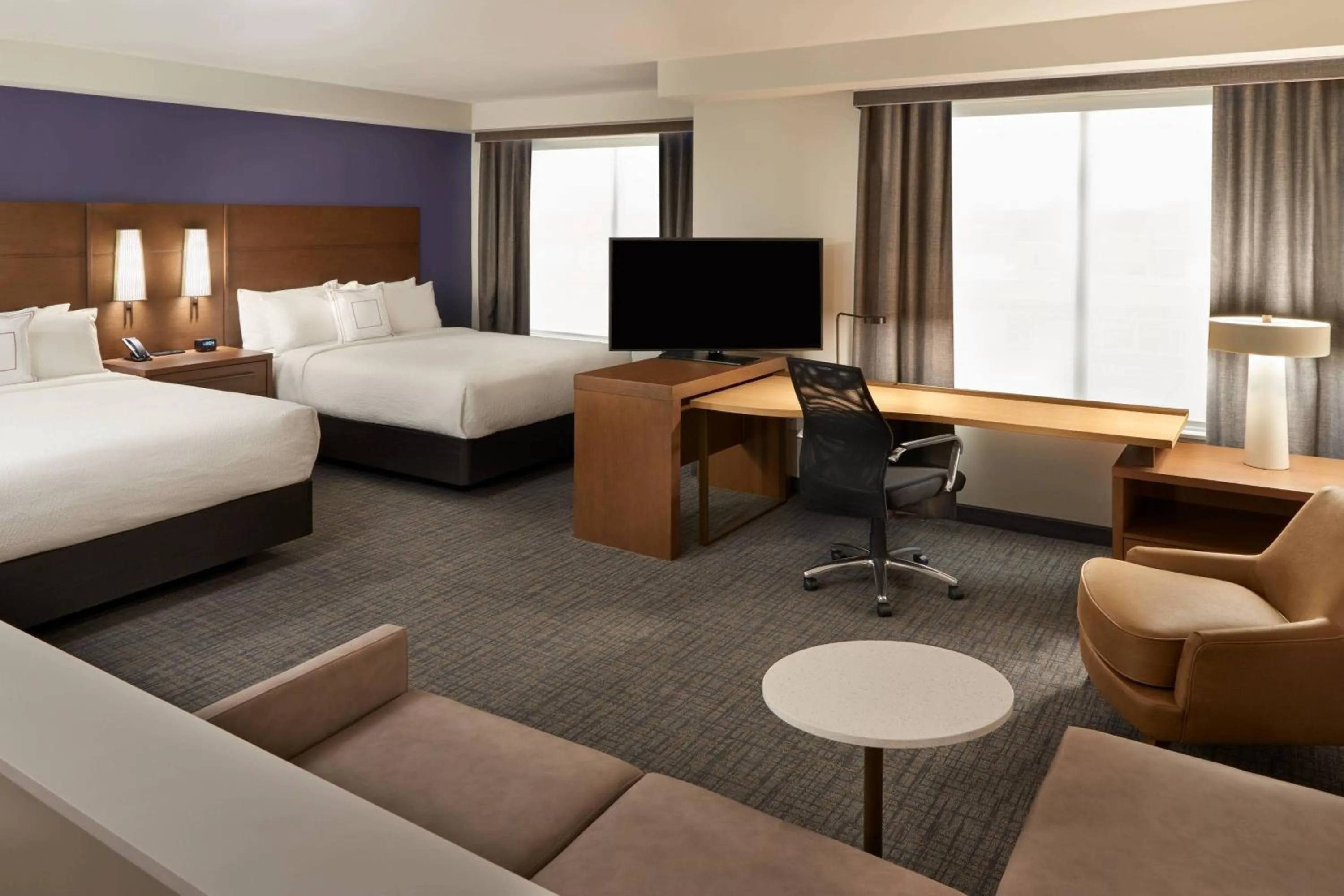 Photo of the whole room, Bed in Residence Inn by Marriott Toronto Mississauga Southwest