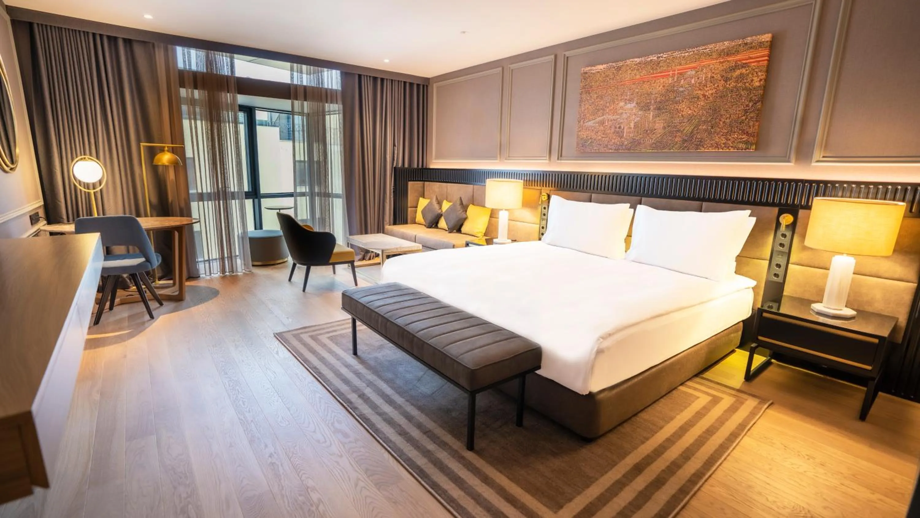 Bedroom, Bed in Sofitel Istanbul Taksim