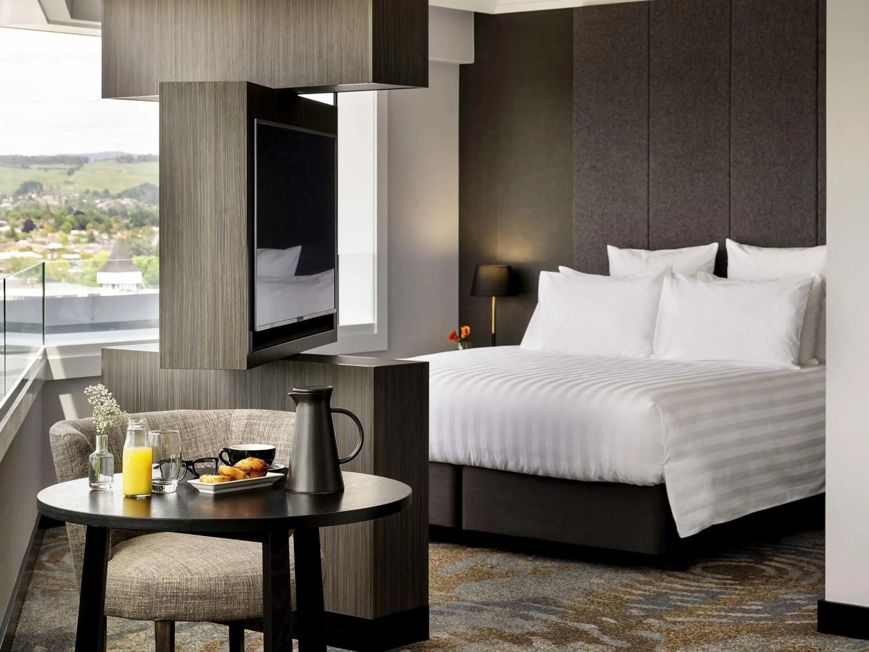 Bedroom, Bed in Pullman Rotorua