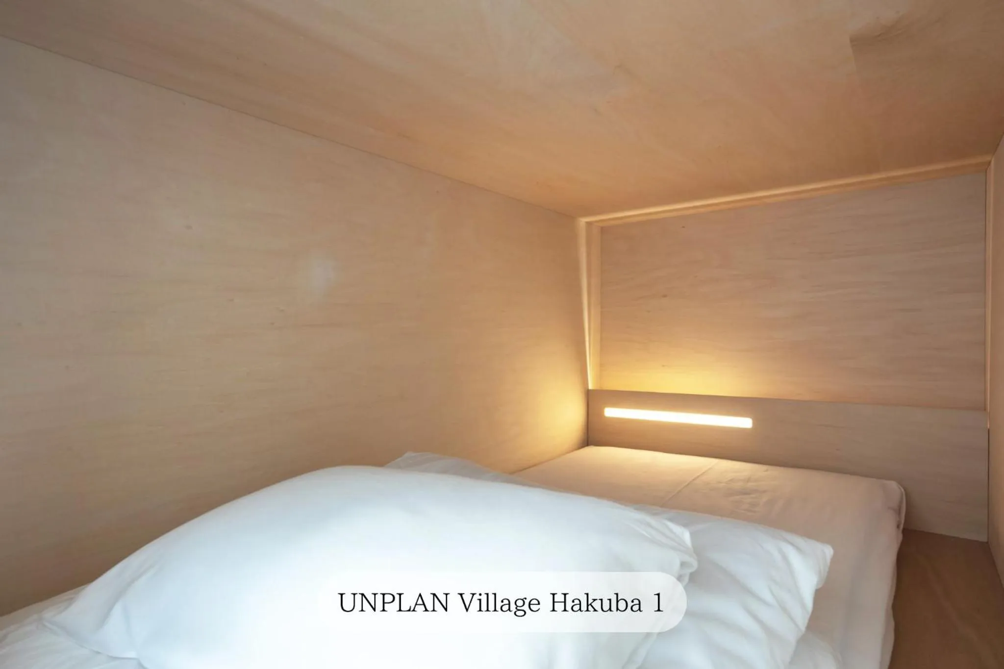 Bed in UNPLAN Village Hakuba