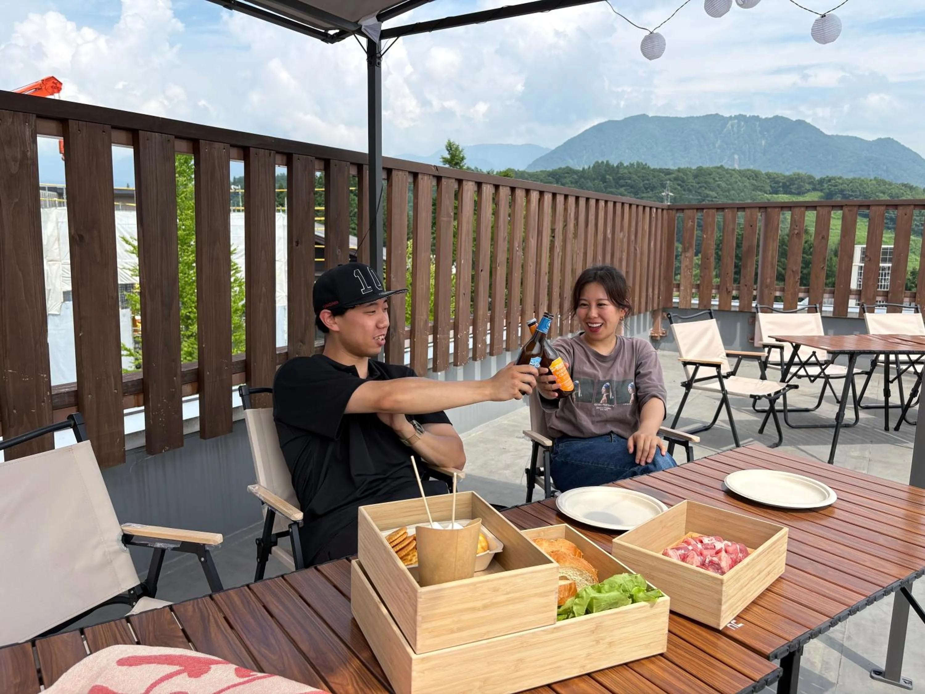 BBQ facilities in UNPLAN Village Hakuba