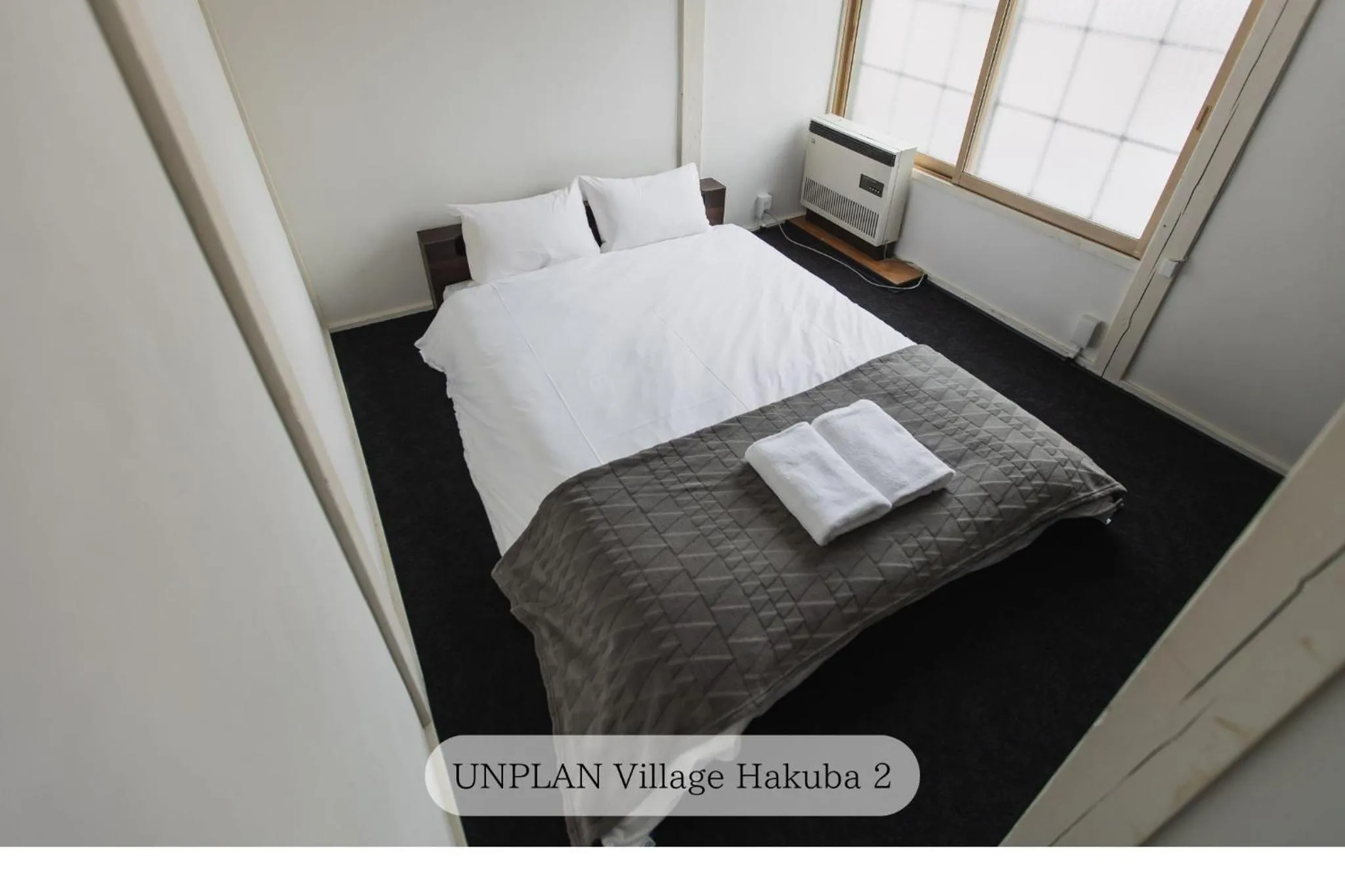 Bed in UNPLAN Village Hakuba
