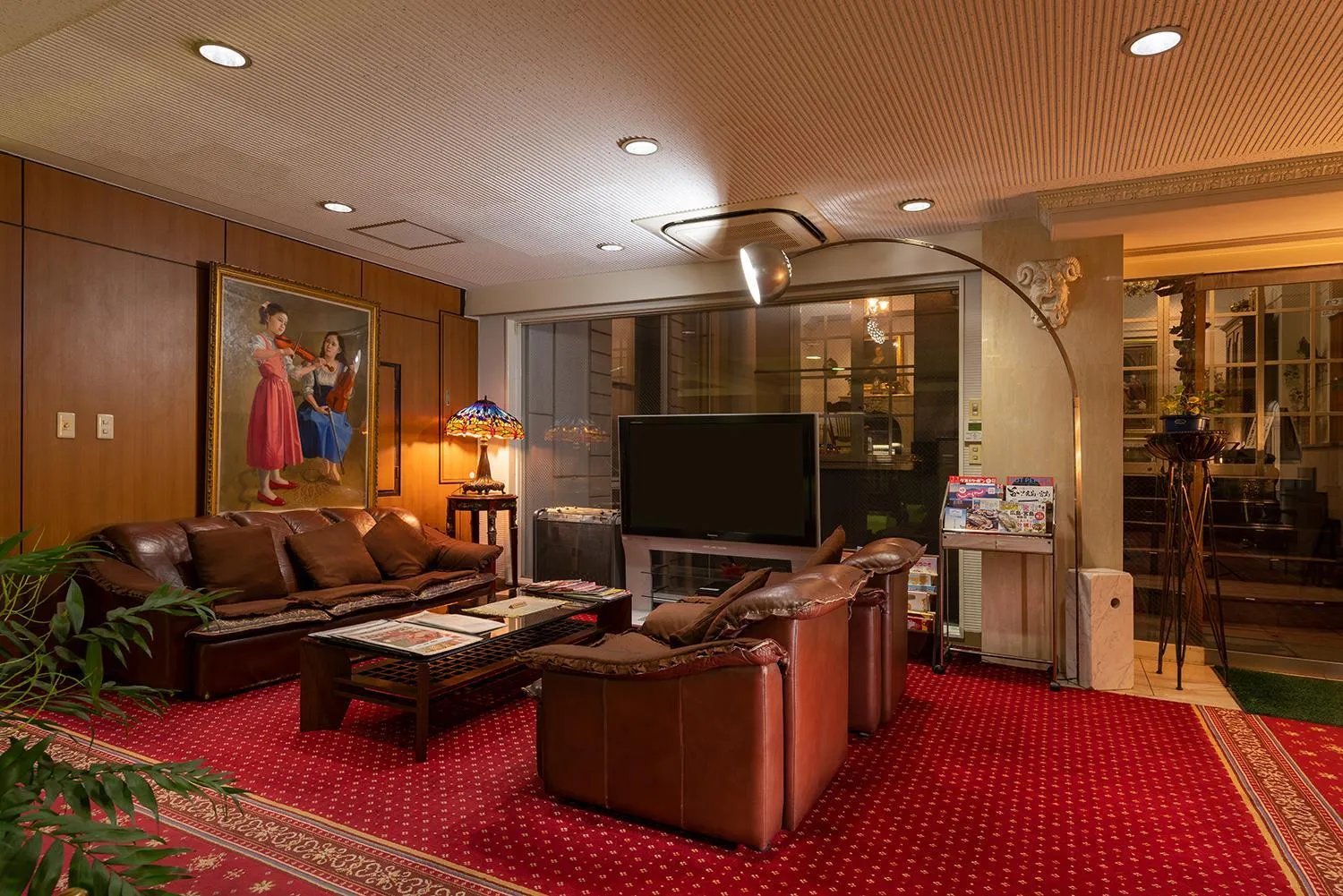 Lobby or reception in Hiroshima Intelligent Hotel Stadium Mae