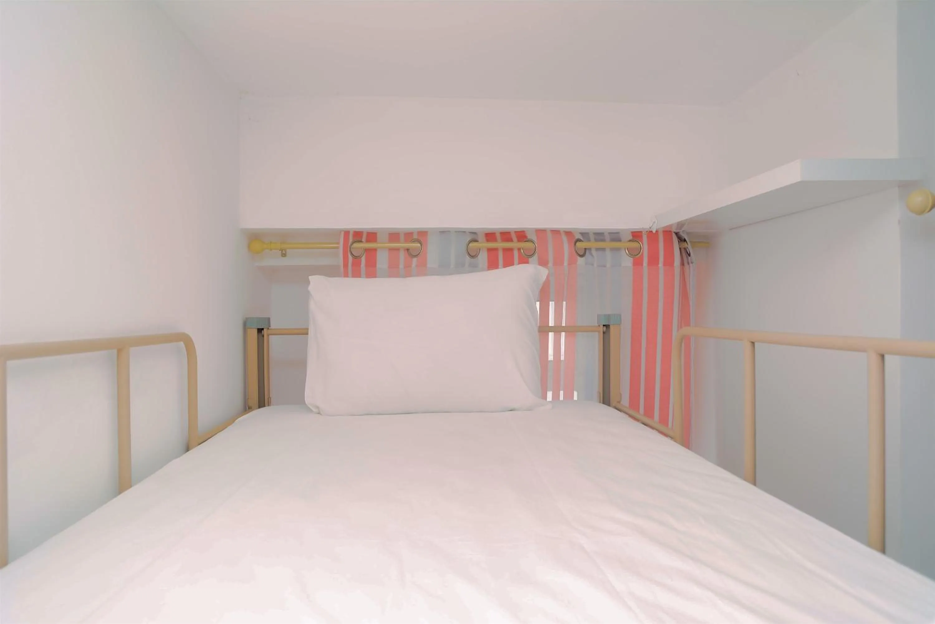 Bed in Green Bay Pluit Studio Apartment with 2 Single Beds By Travelio