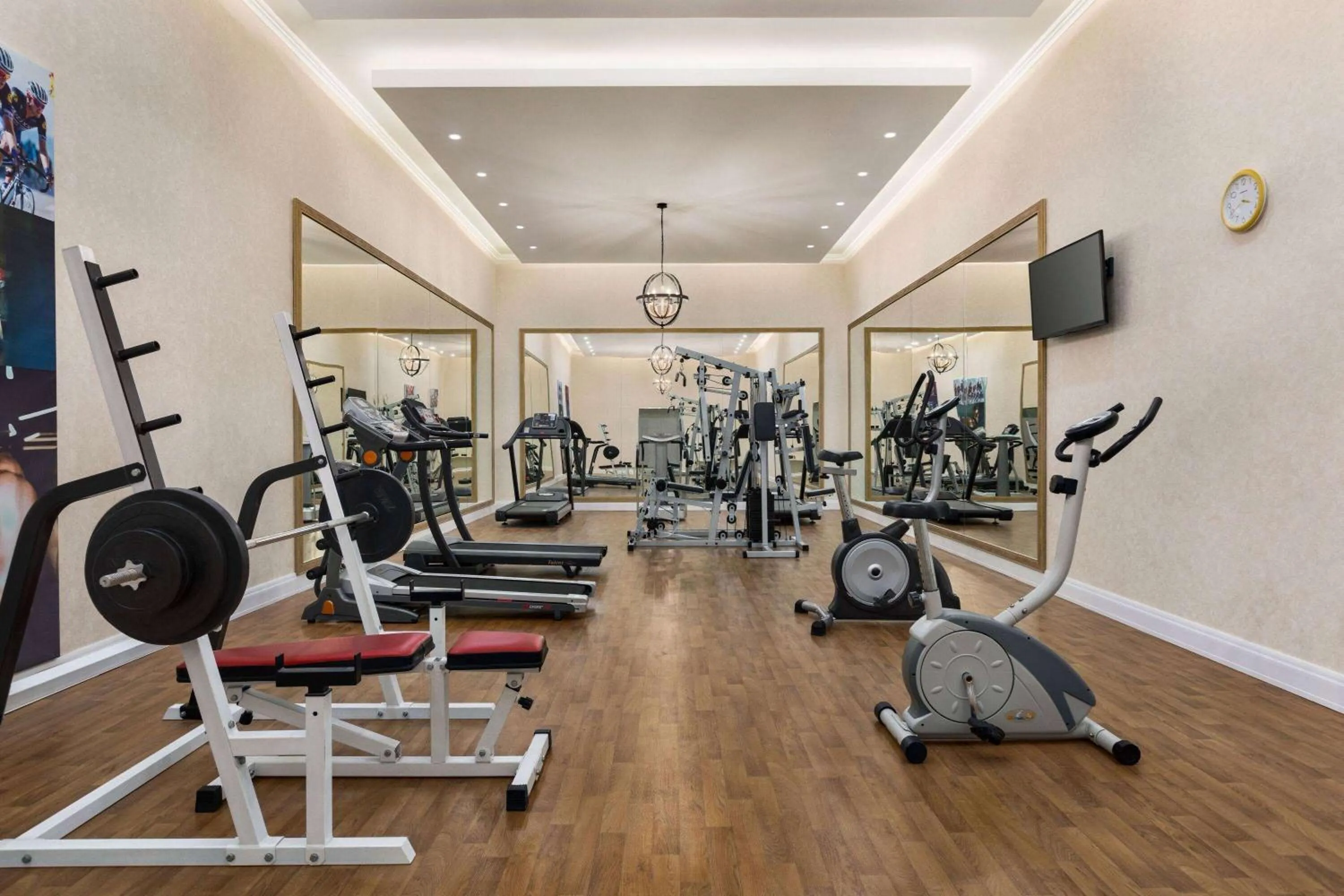 Fitness centre/facilities in Ramada by Wyndham Shymkent