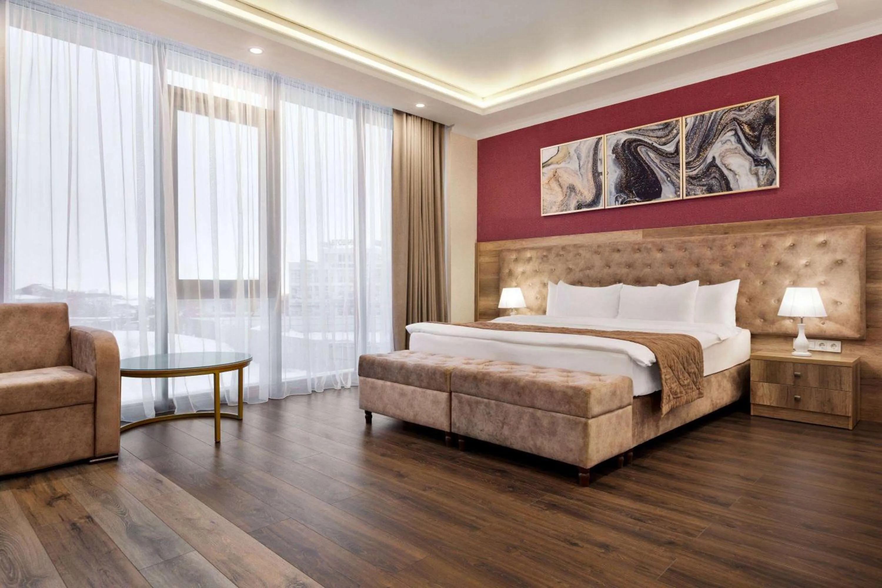Photo of the whole room, Bed in Ramada by Wyndham Shymkent