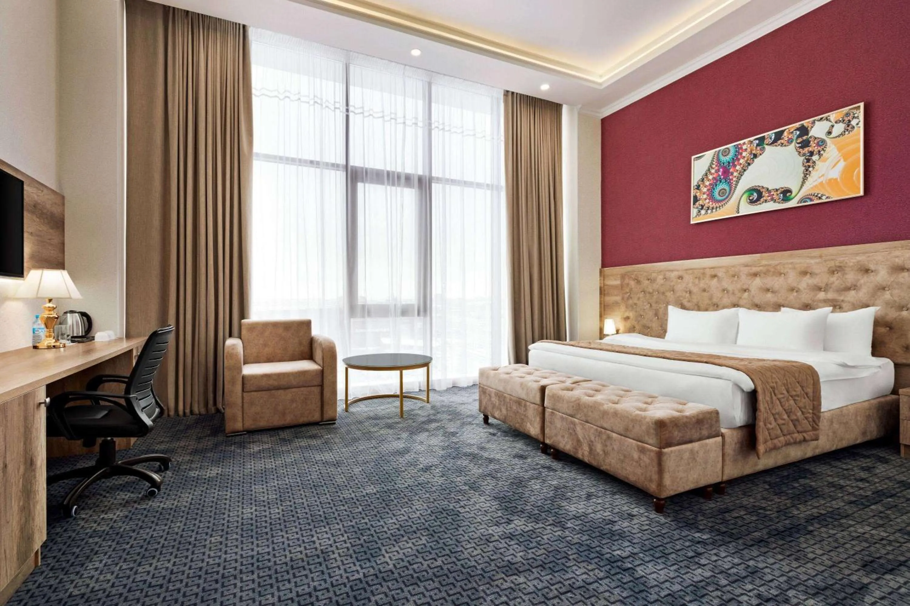 Photo of the whole room, Bed in Ramada by Wyndham Shymkent
