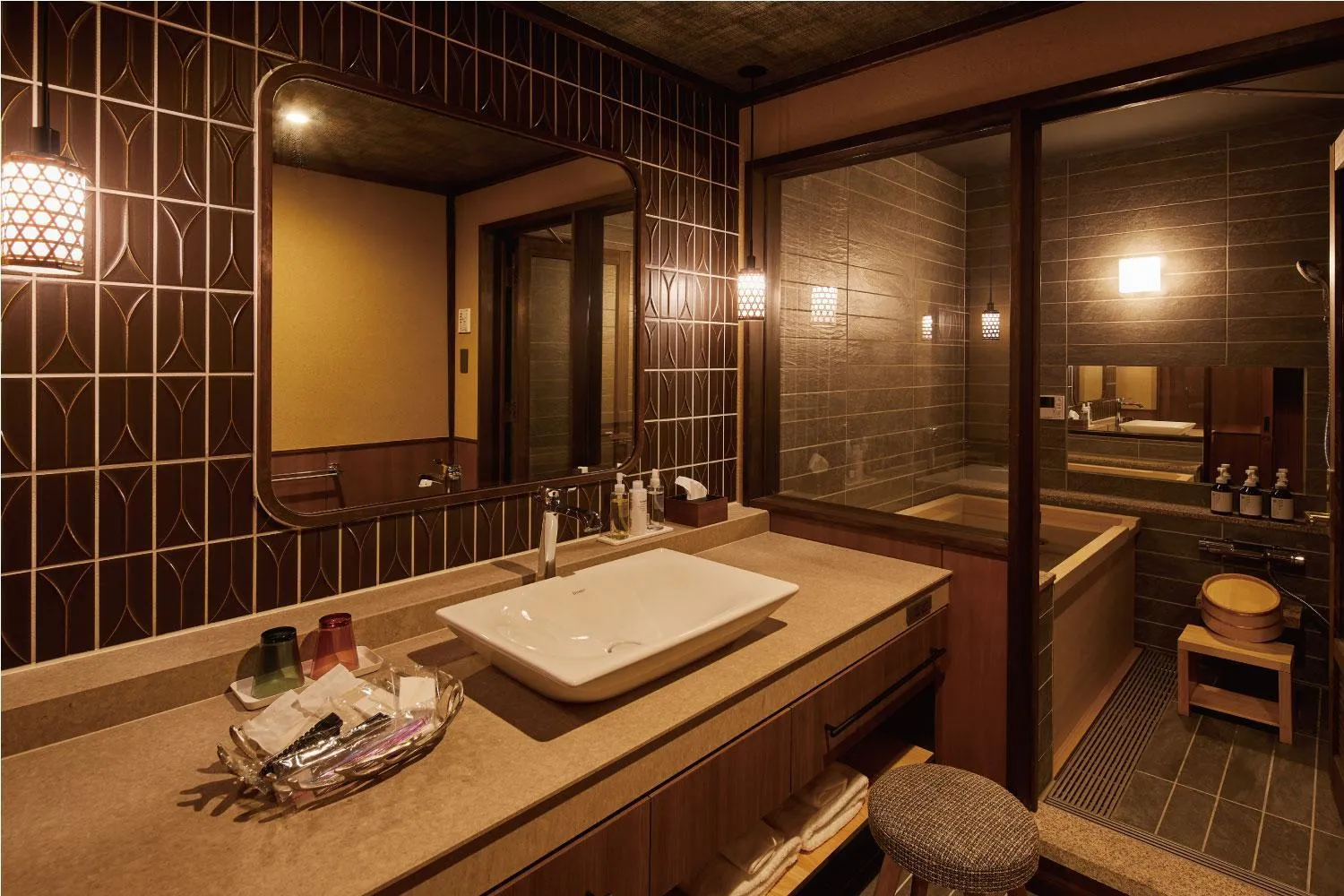 Bathroom in Tomonoura Shiomachi Hotel