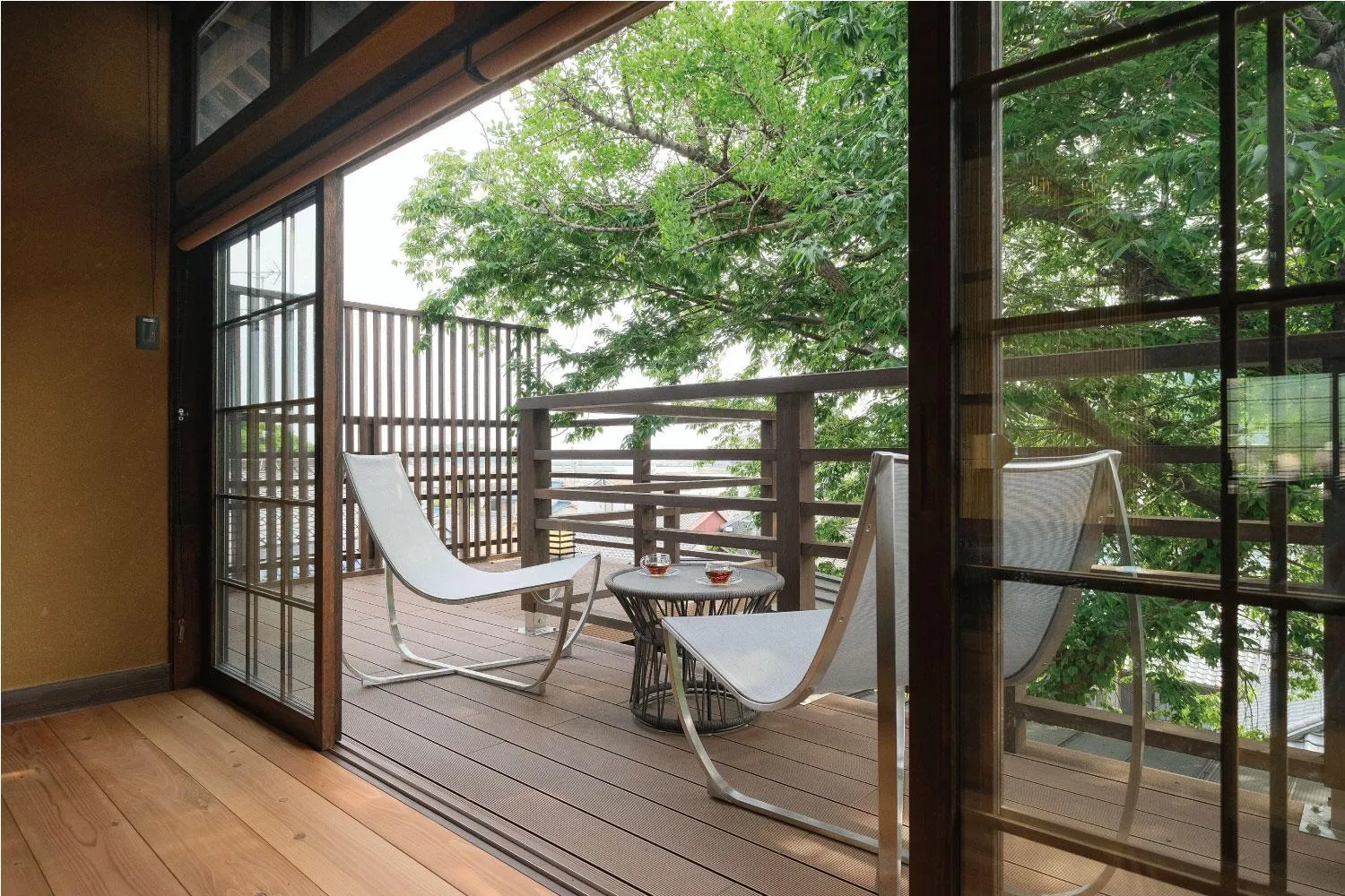 Balcony/Terrace in Tomonoura Shiomachi Hotel
