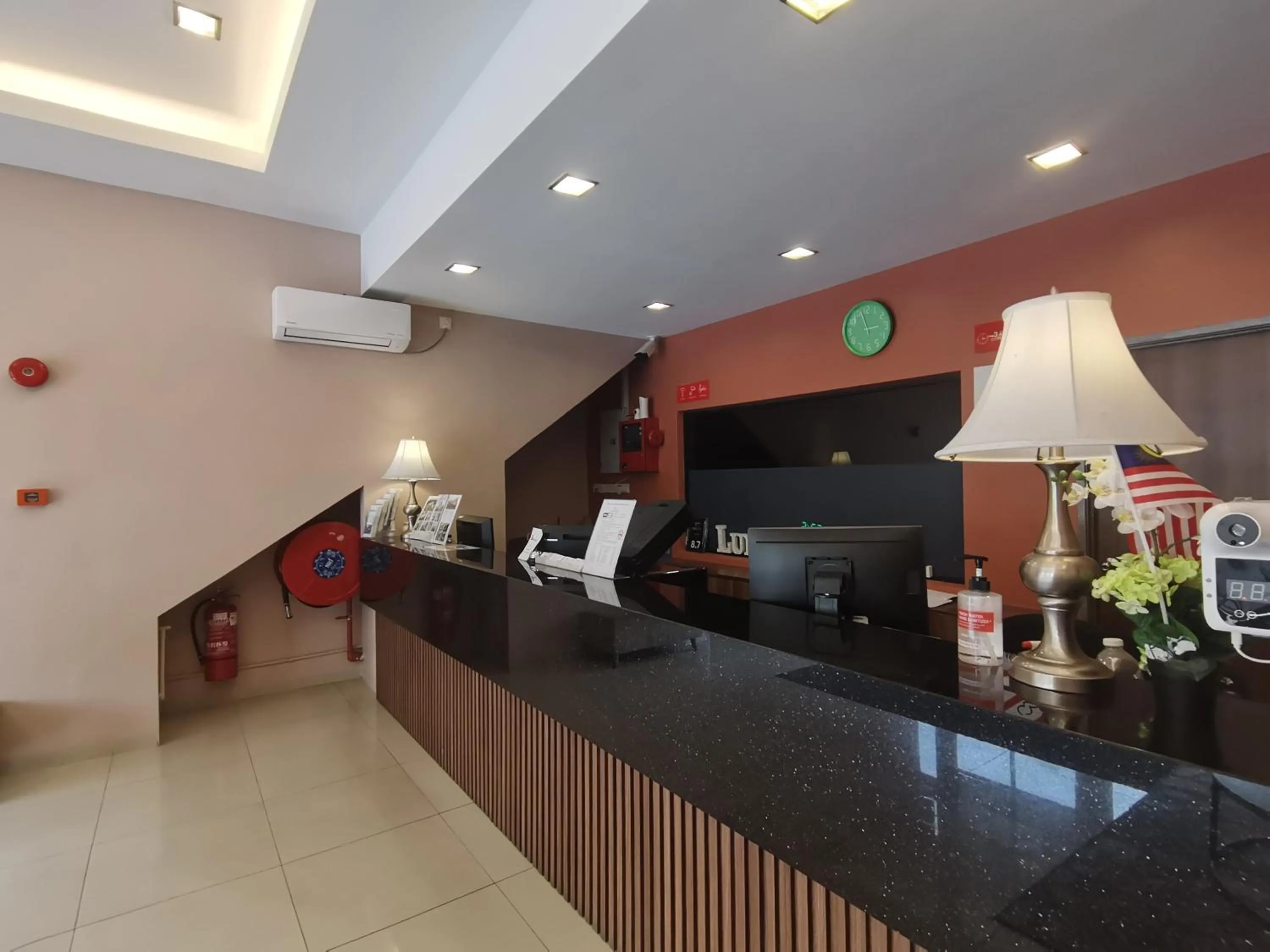 Lobby or reception in Lumut Hotel