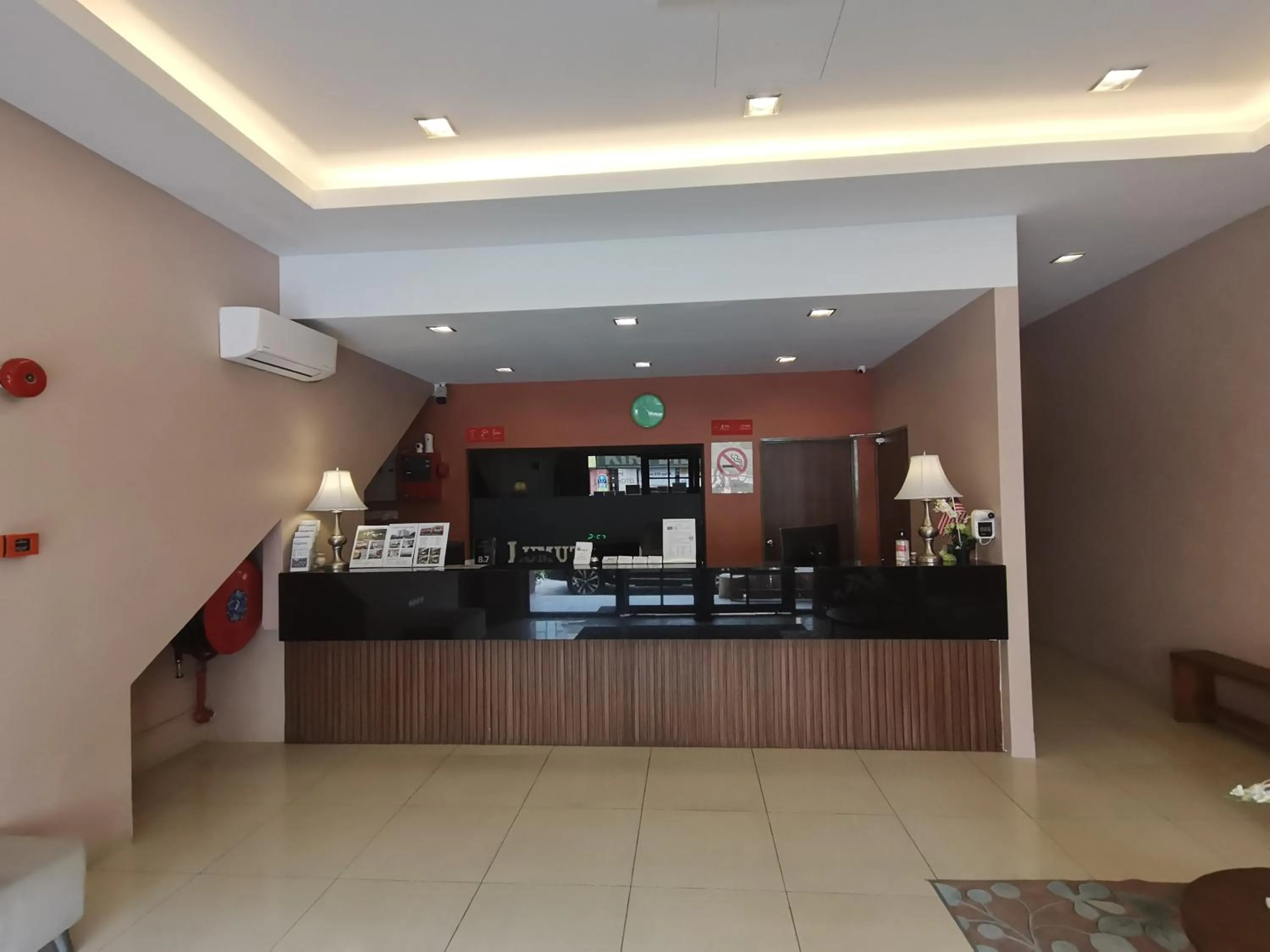 Lobby or reception in Lumut Hotel