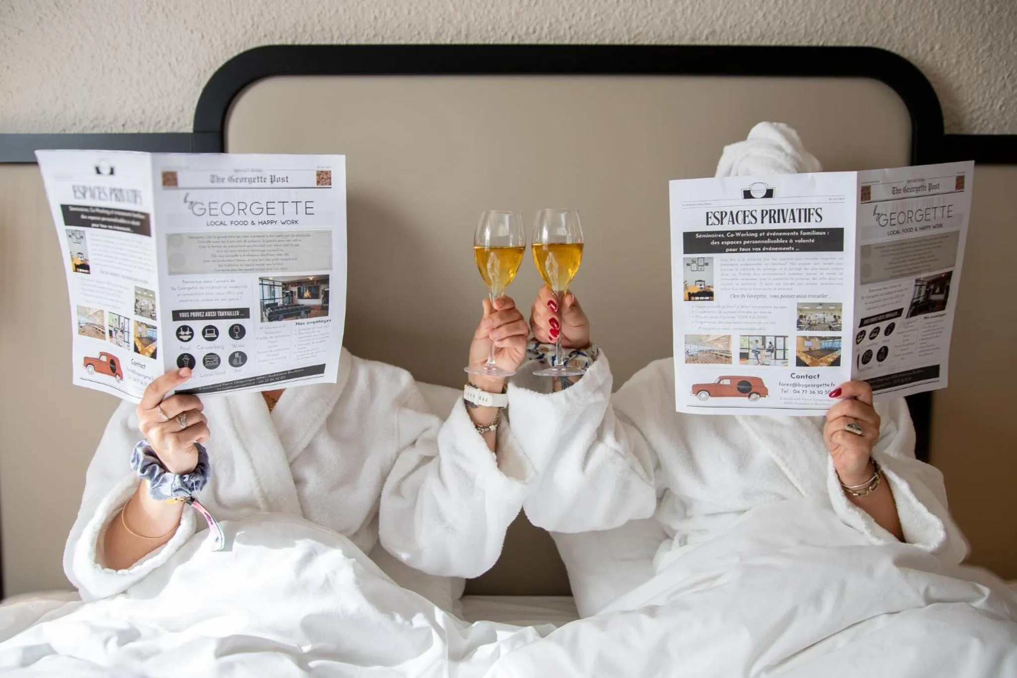 People, Bed in Best Western Saint-Etienne Porte du Forez