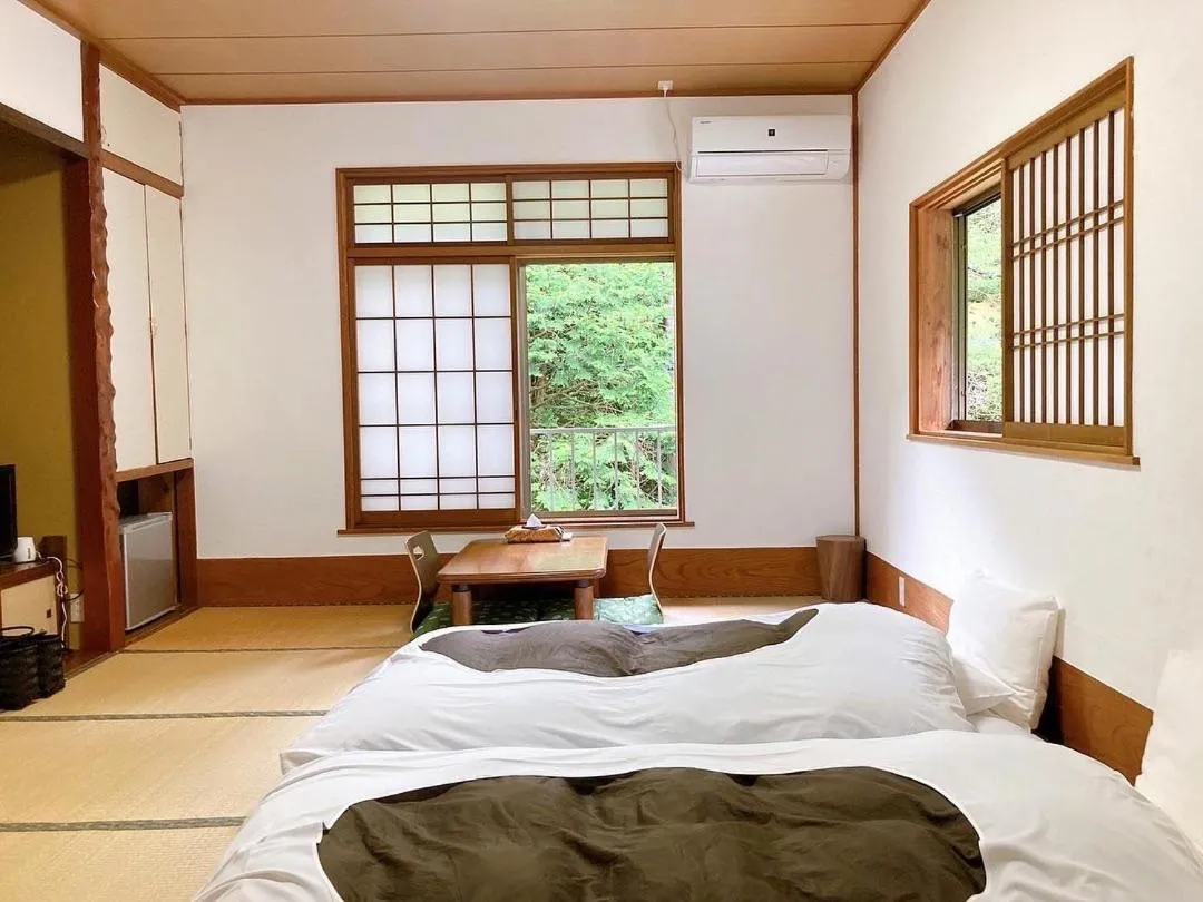 Photo of the whole room, Bed in YUPOPPO Hakone
