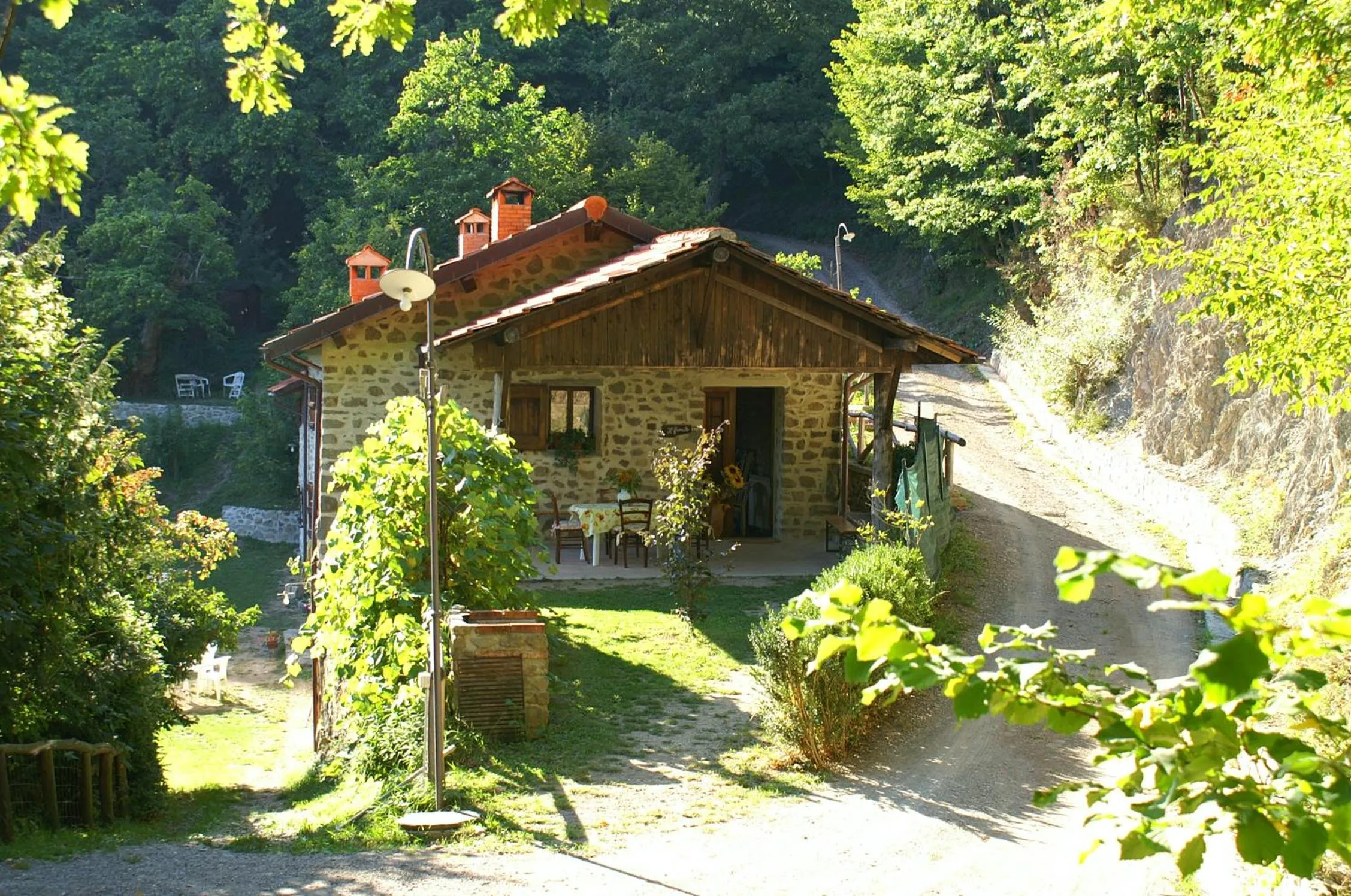 Garden view in Agriturismo Il Gufo
