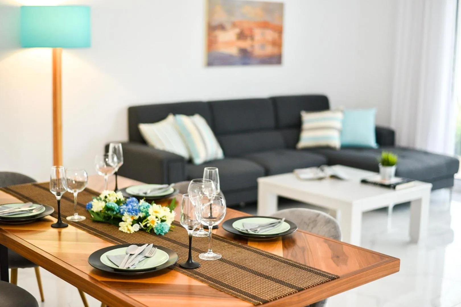 Living room in Acrotel Porto Brava Luxury Villas