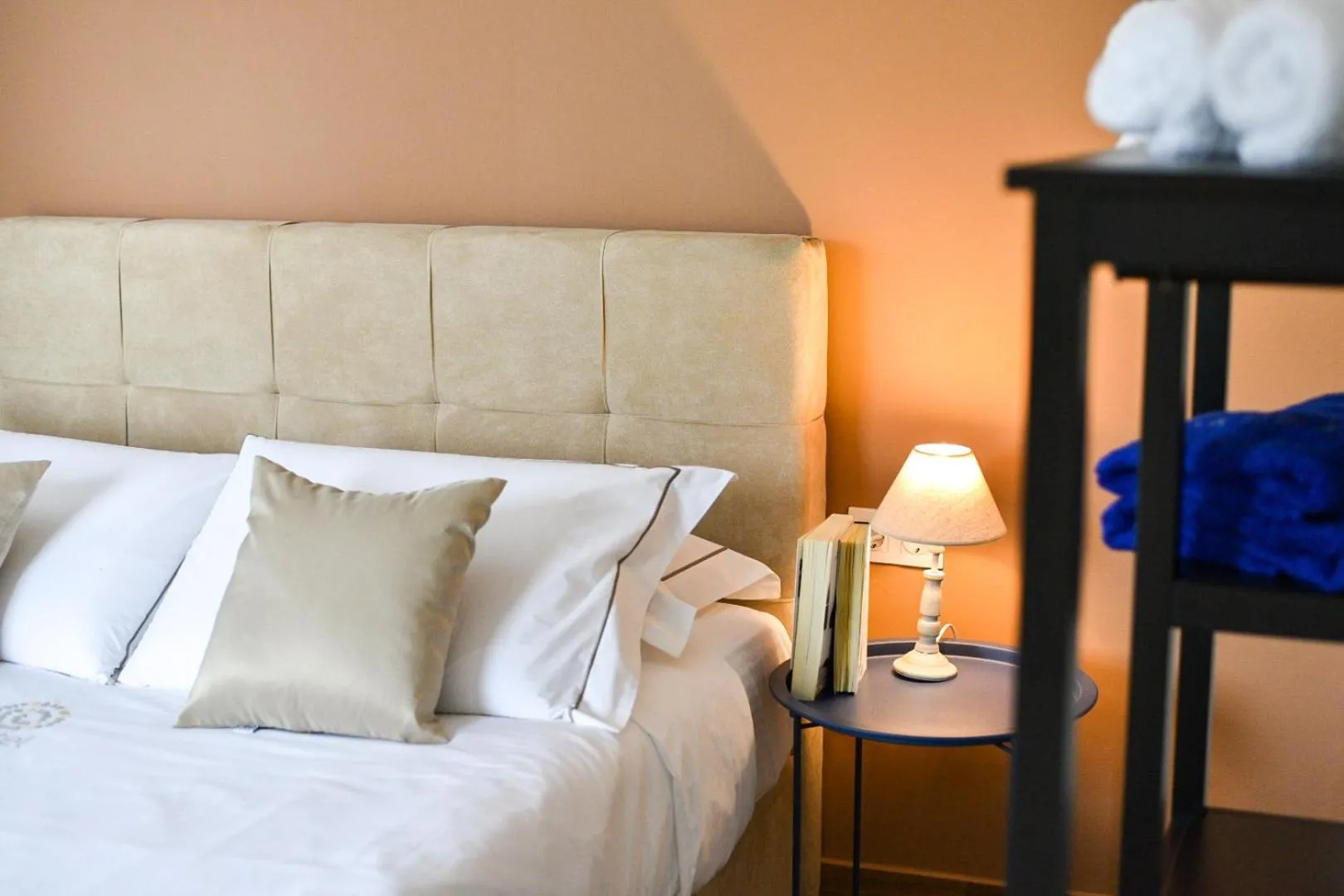 Bed in Acrotel Porto Brava Luxury Villas