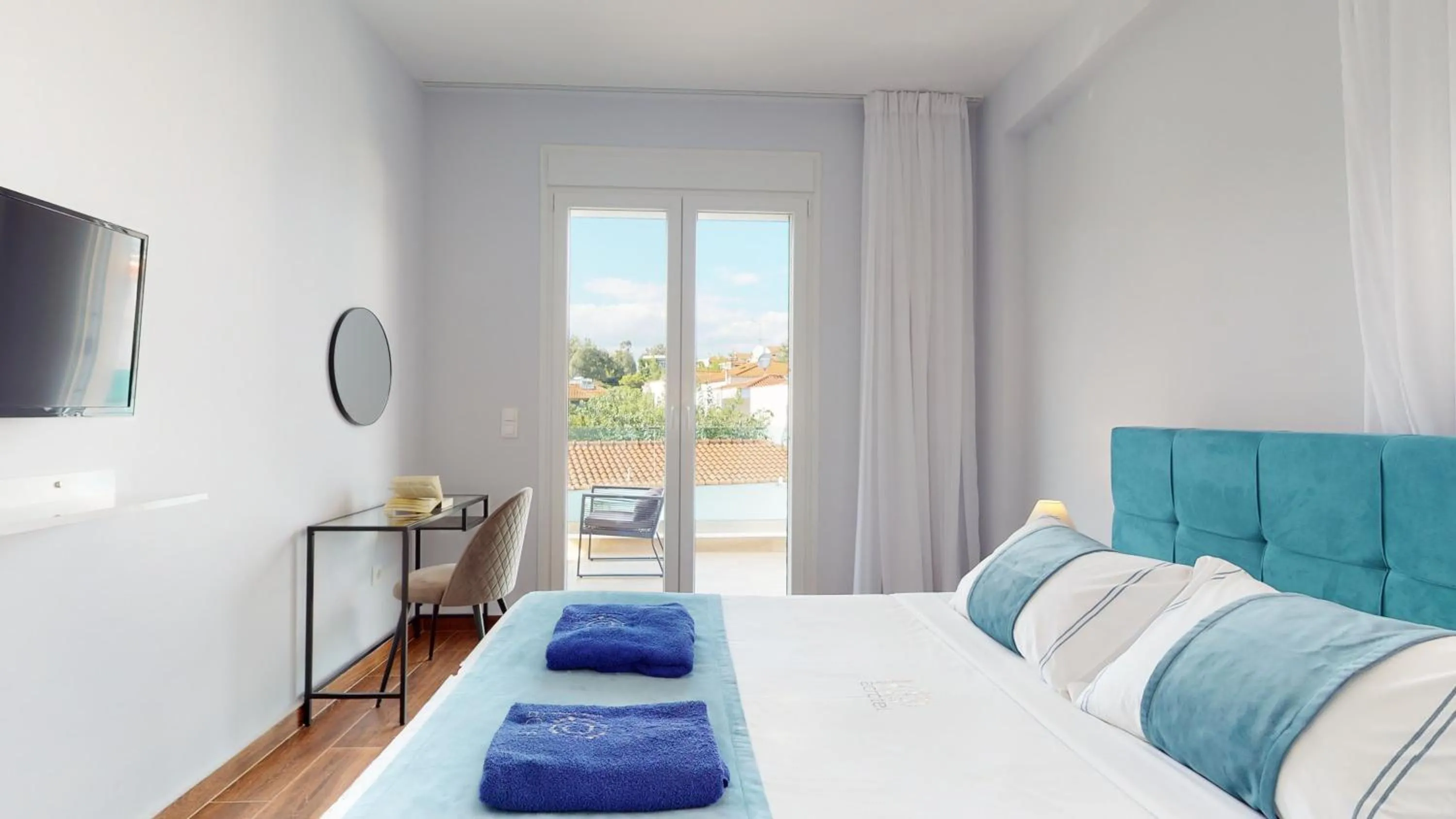 Bedroom, Bed in Acrotel Porto Brava Luxury Villas