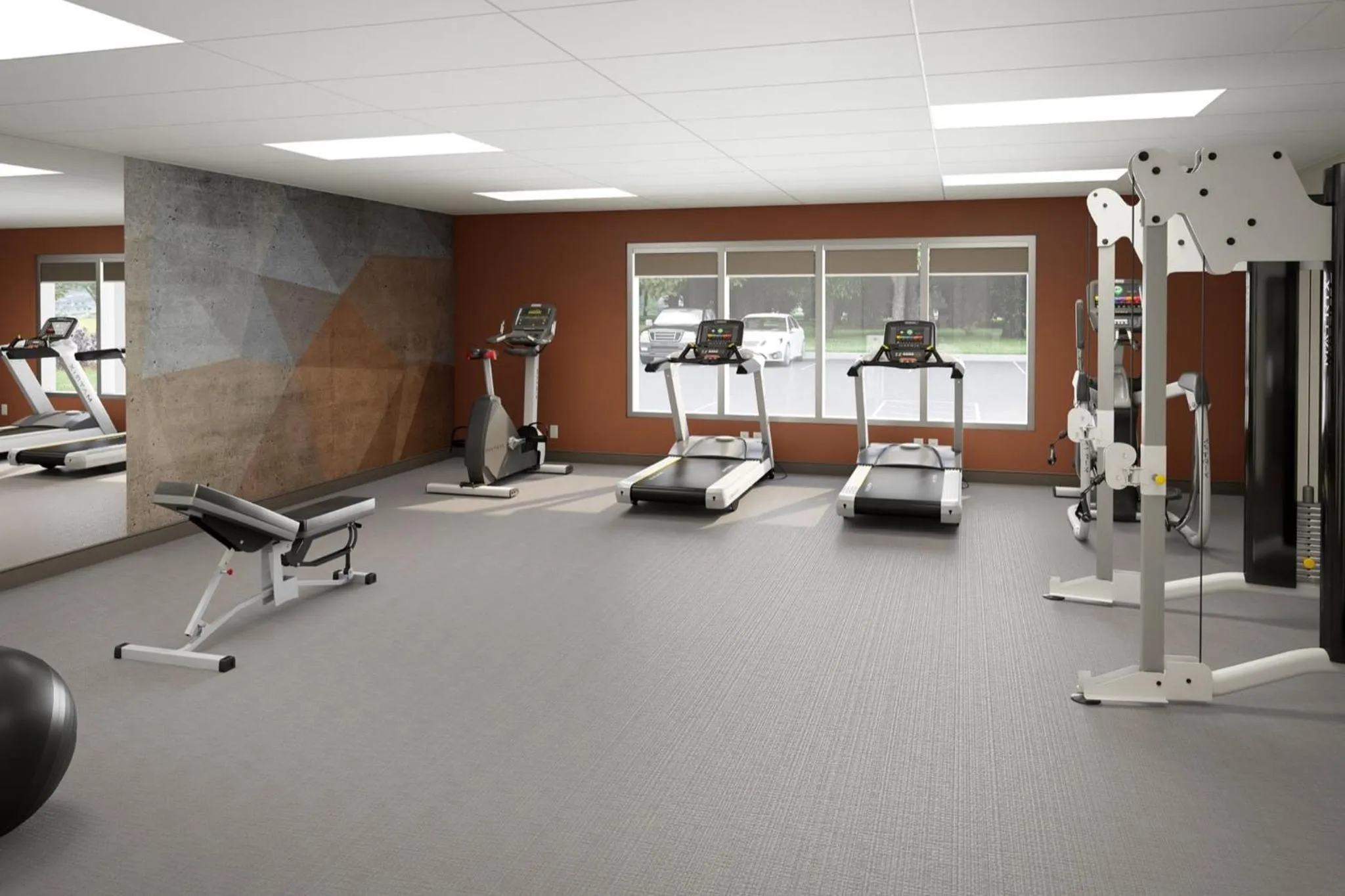 Fitness centre/facilities in Candlewood Suites DFW West - Hurst by IHG