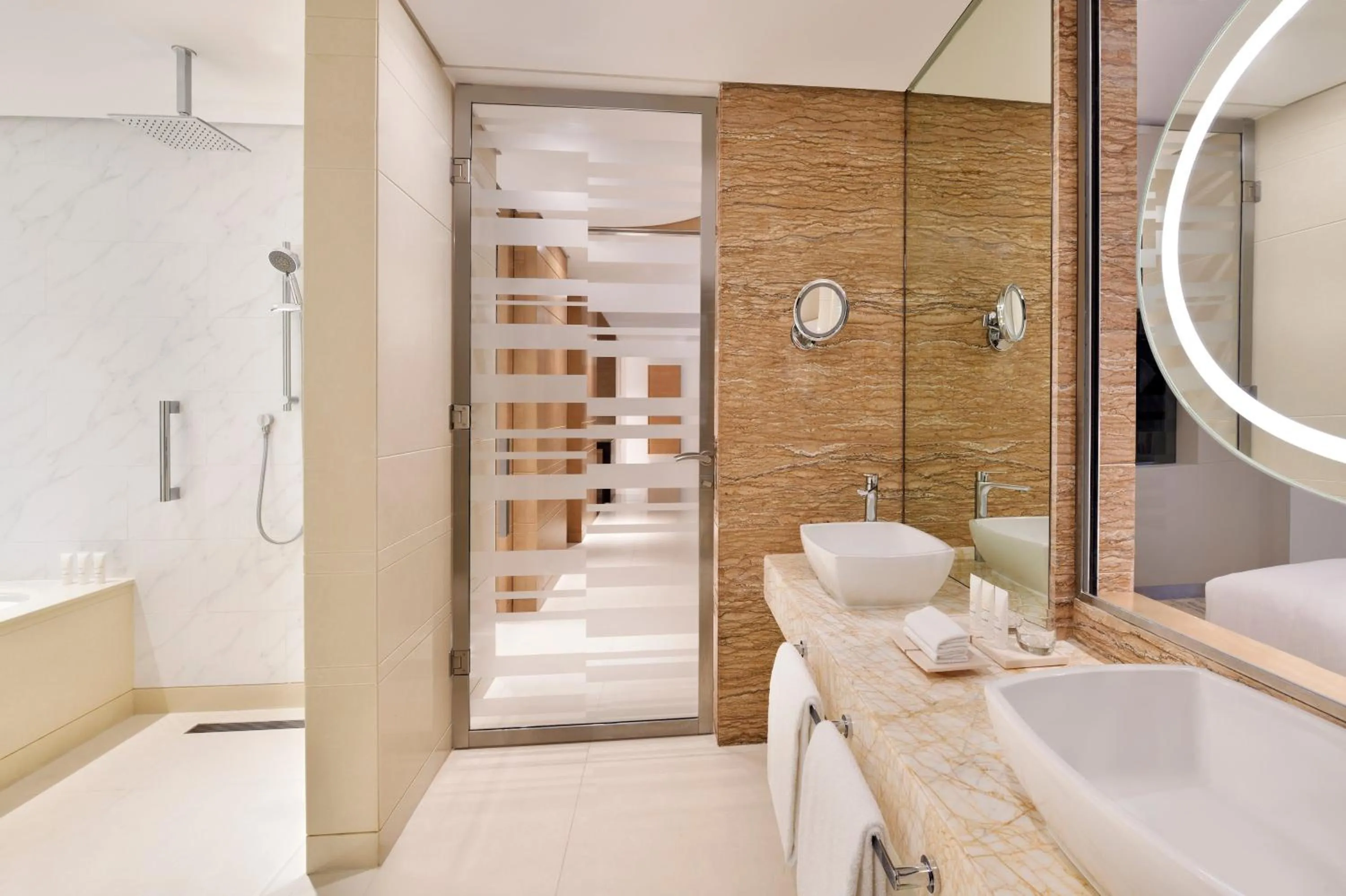 Bathroom in Crowne Plaza Dubai Marina by IHG