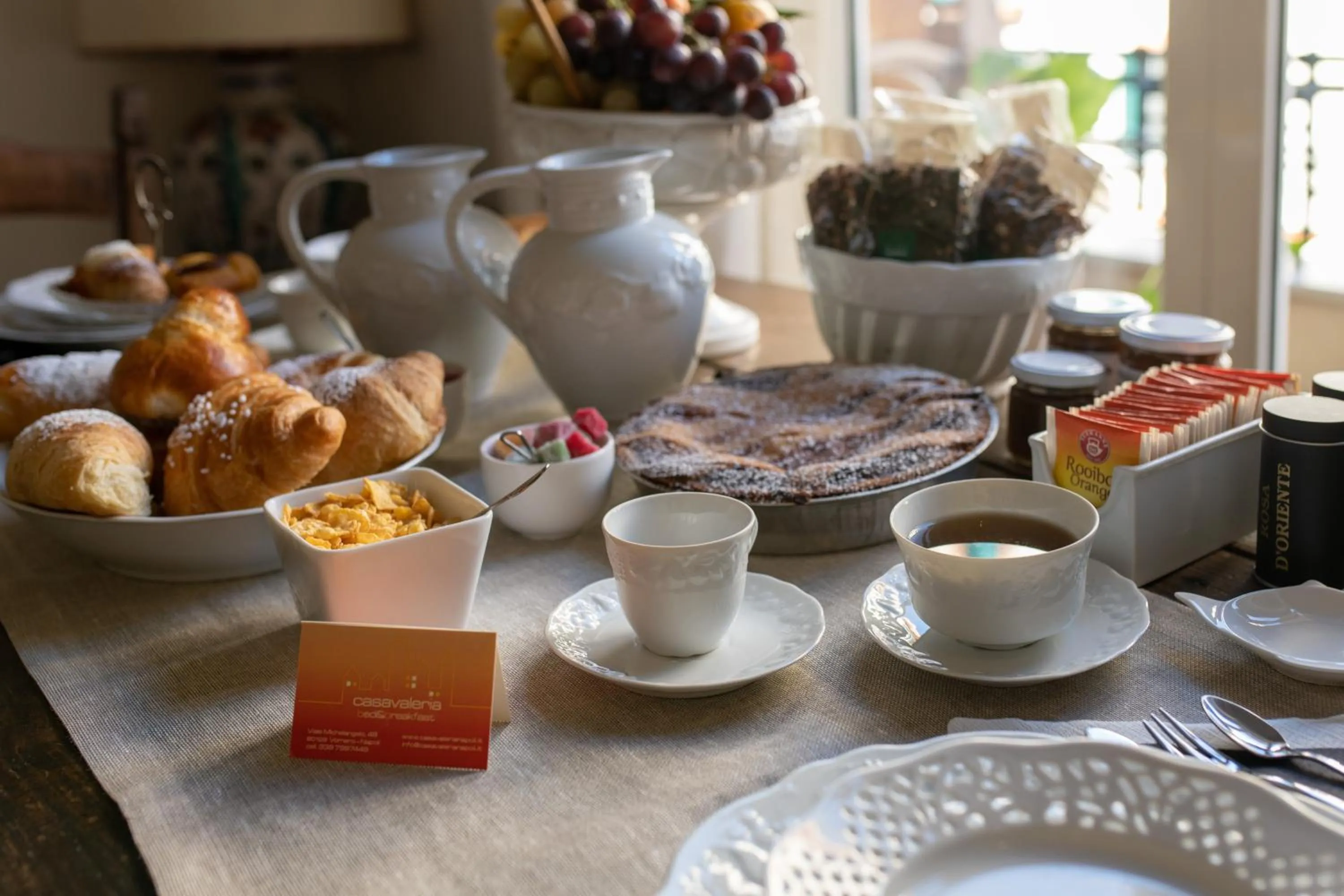 Italian breakfast in Casa Valeria