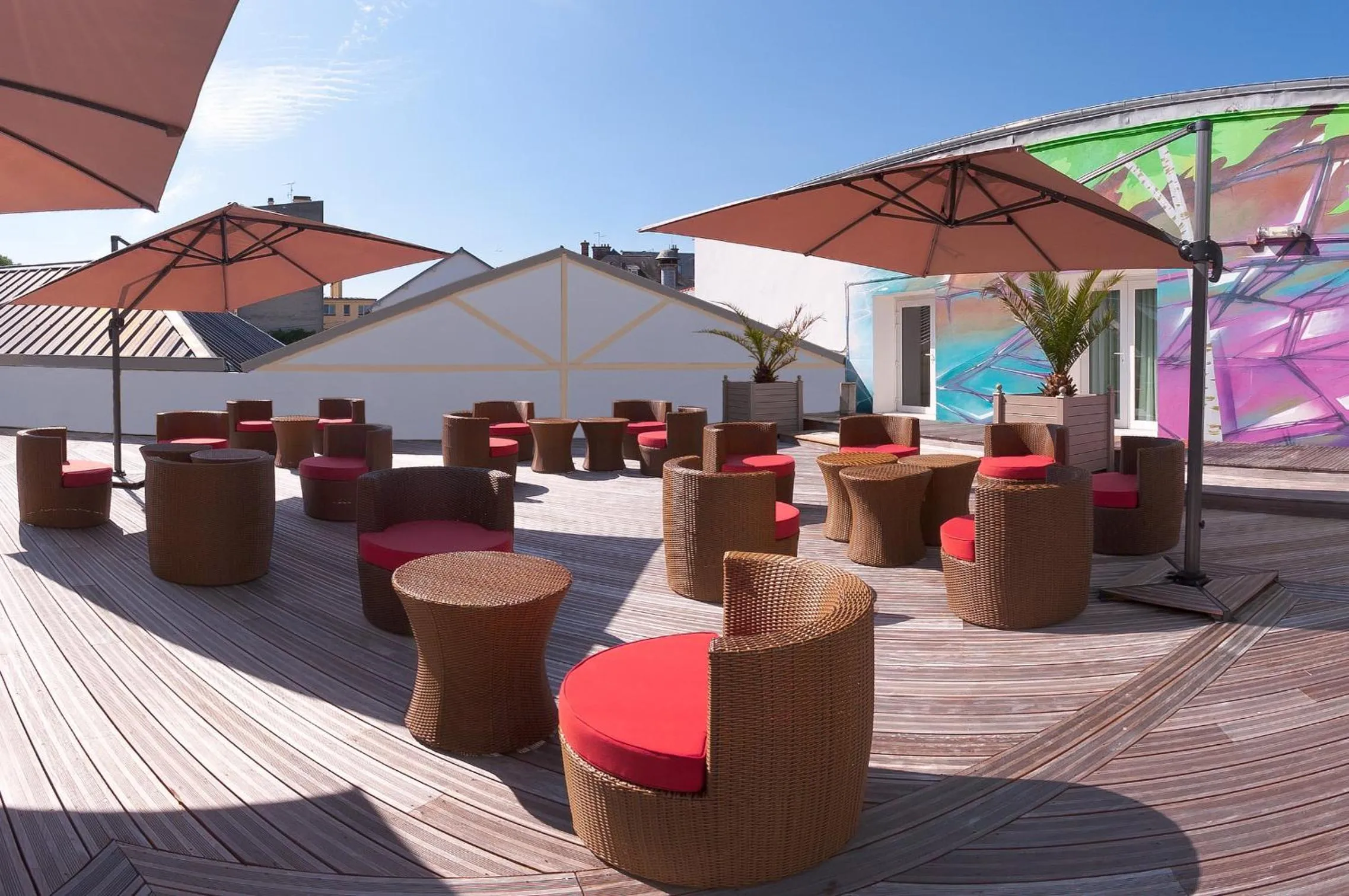 Balcony/Terrace in Mercure Quimper Centre