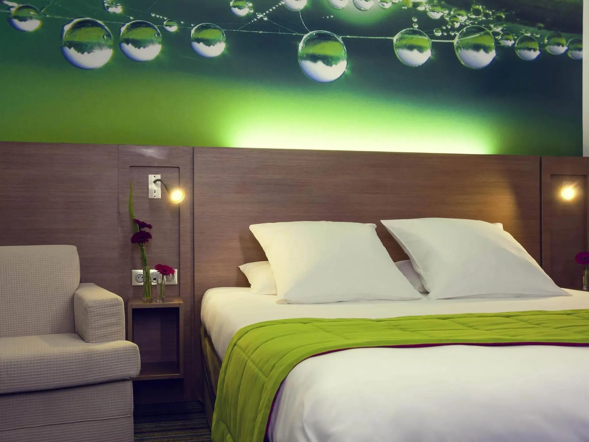 Bedroom, Bed in Mercure Quimper Centre