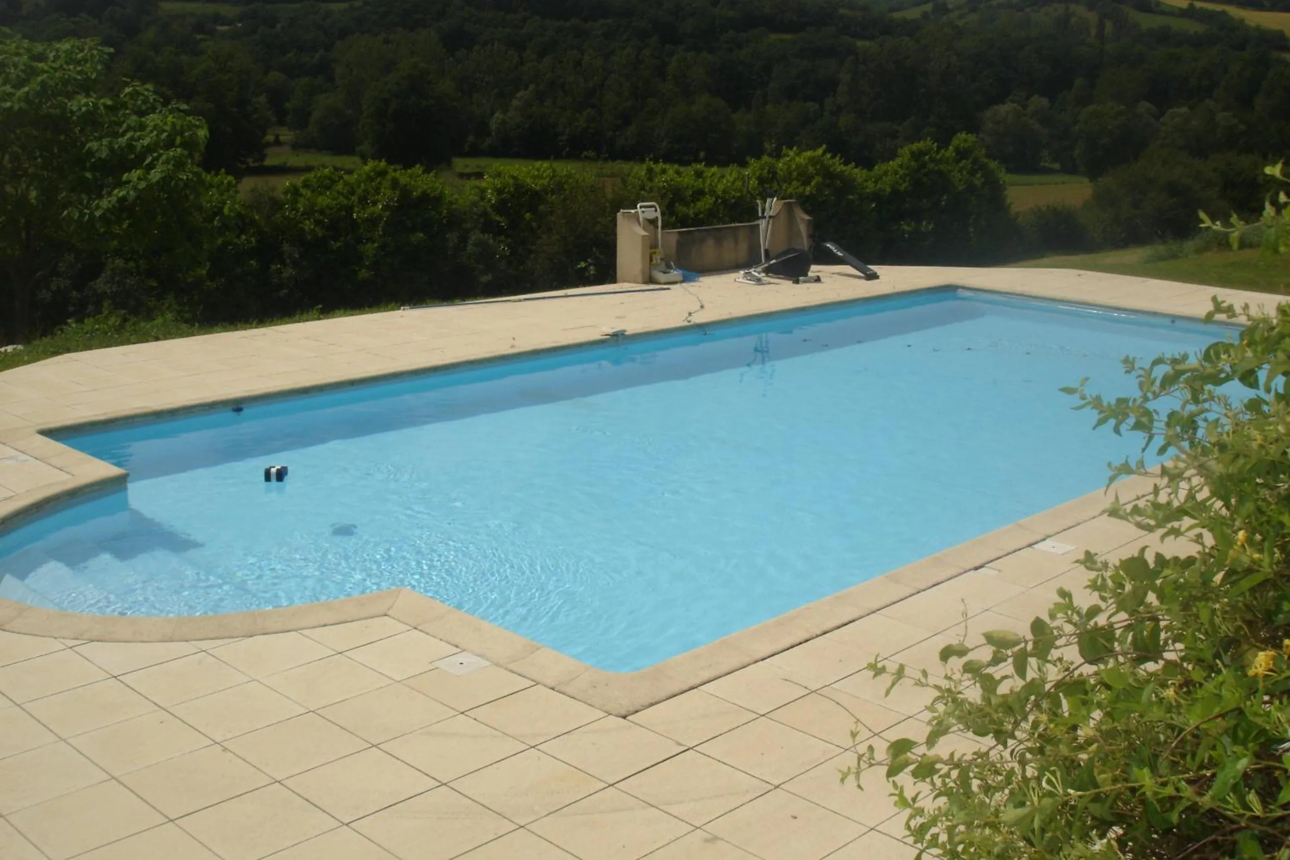 Swimming pool in Hotel La Bastie d'Urfé