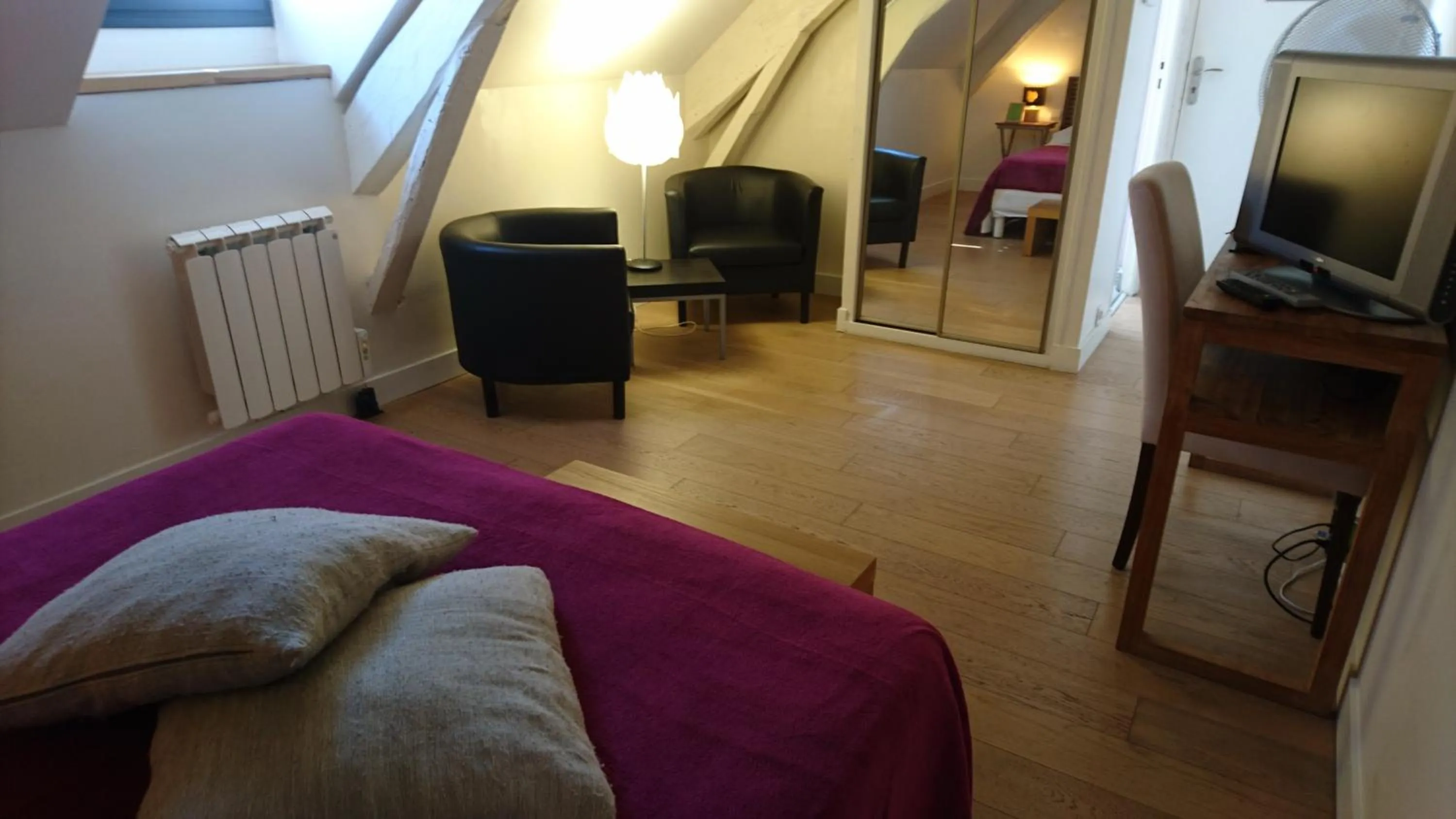 Photo of the whole room in Hotel La Bastie d'Urfé